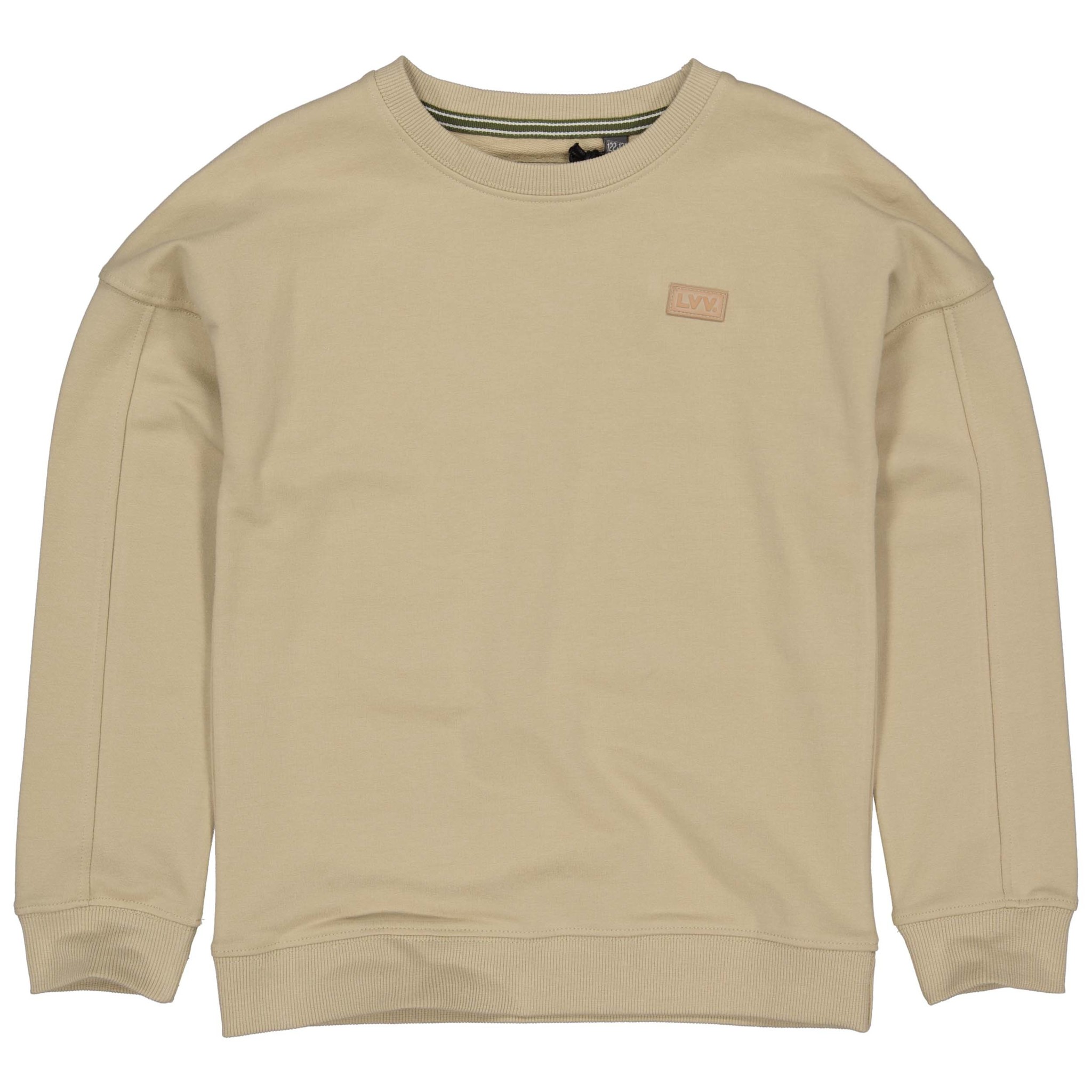 LEVV Jongens sweater - Tico - Steen zand LEVV Jongens sweater - Tico - Steen zand