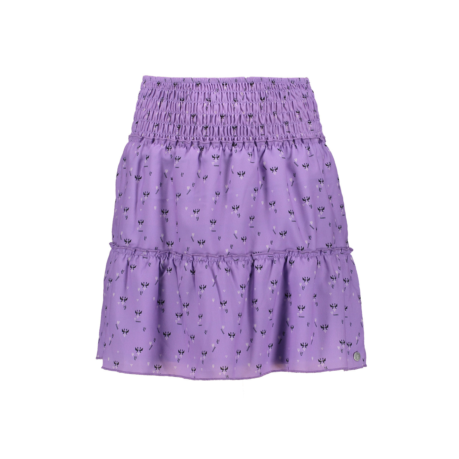 Frankie & Liberty Meisjes rok - Caia - Print paars/zwart Frankie & Liberty Meisjes rok - Caia - Print paars/zwart
