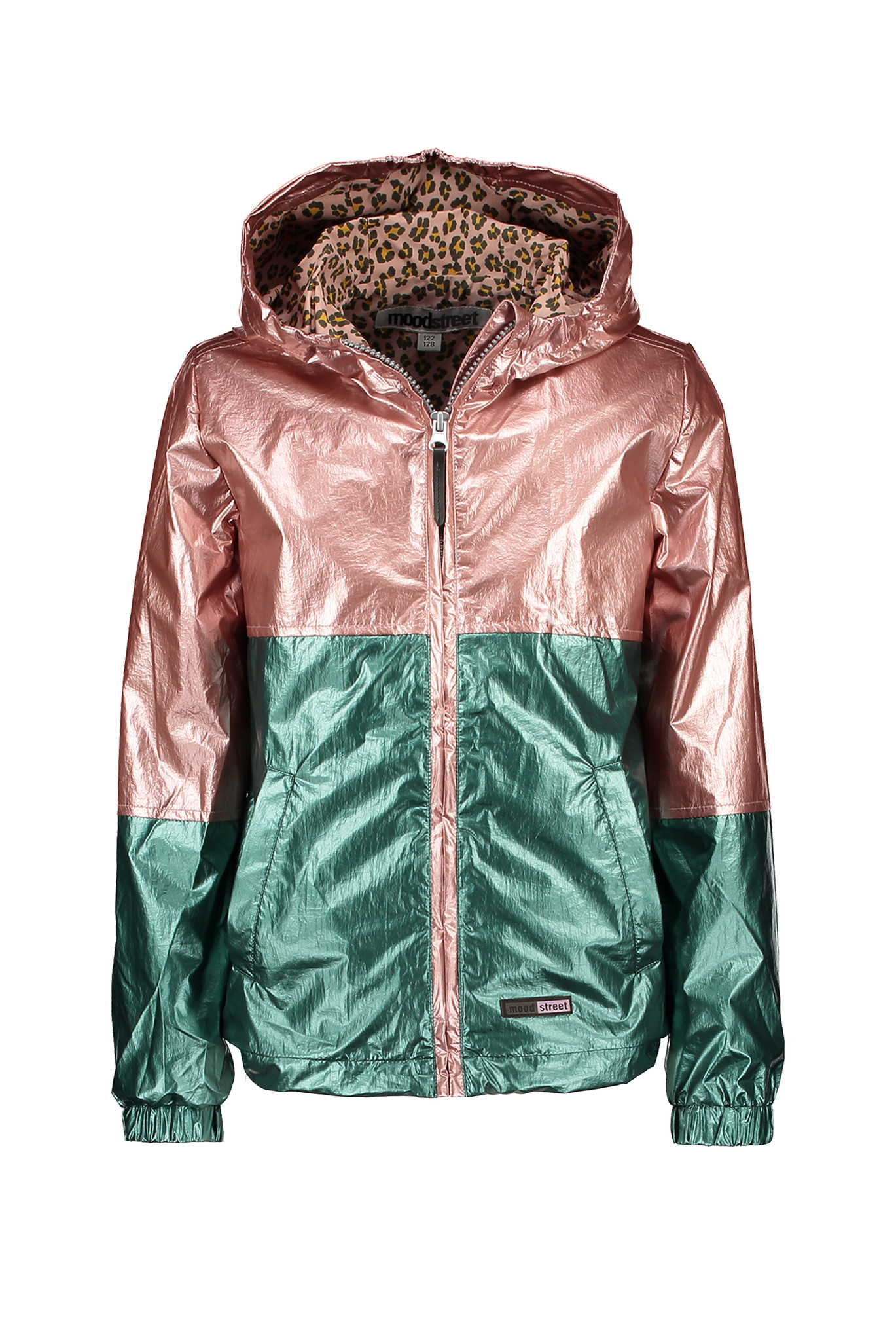 Moodstreet Meisjes zomerjas colourblock - Rose Moodstreet Meisjes zomerjas colourblock - Rose
