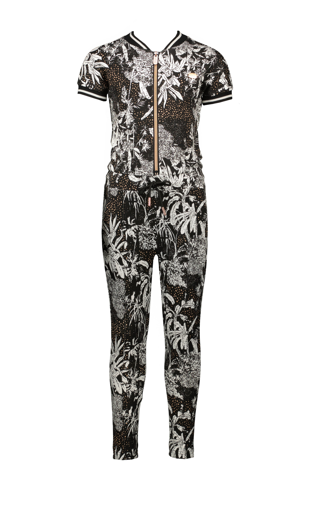 NoBell Meisjes jumpsuit Sammy - Jet zwart NoBell Meisjes jumpsuit Sammy - Jet zwart