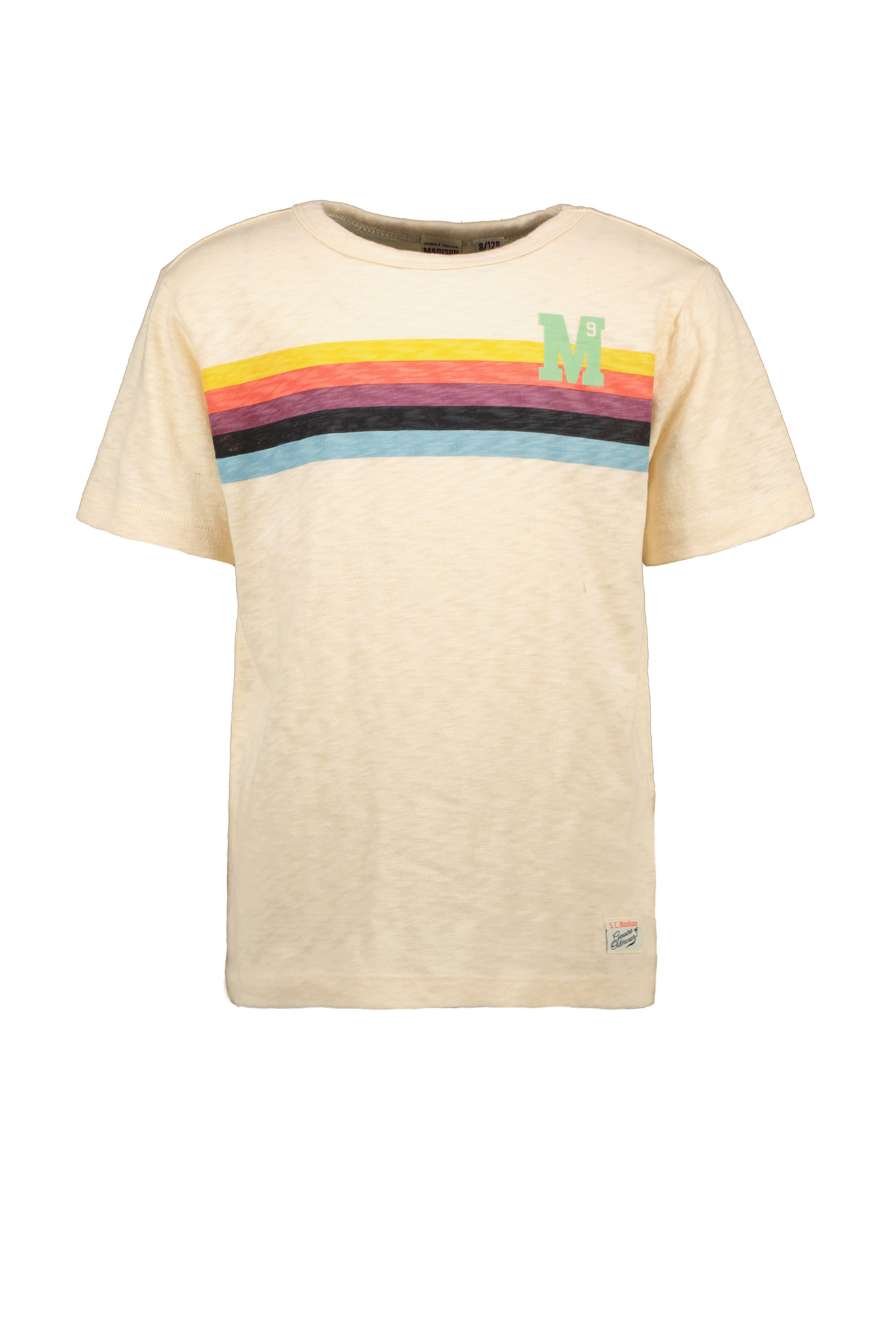 Street called Madison Jongens t-shirt slub - Cream Street called Madison Jongens t-shirt slub - Cream