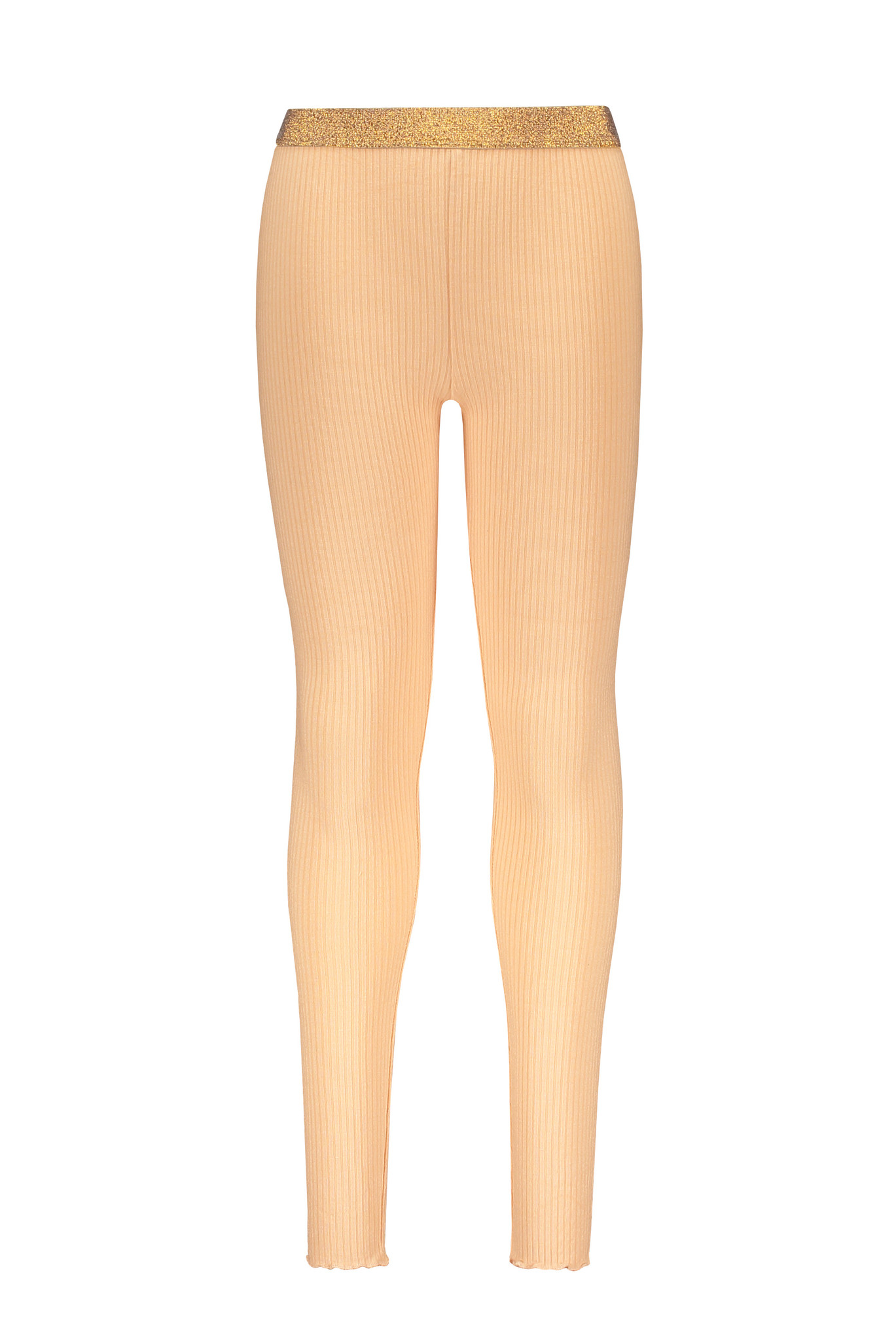 Like Flo Meisjes legging rib - Peach Like Flo Meisjes legging rib - Peach