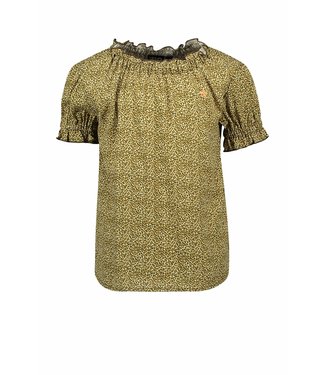 Like Flo Meisjes crepe top - Animal