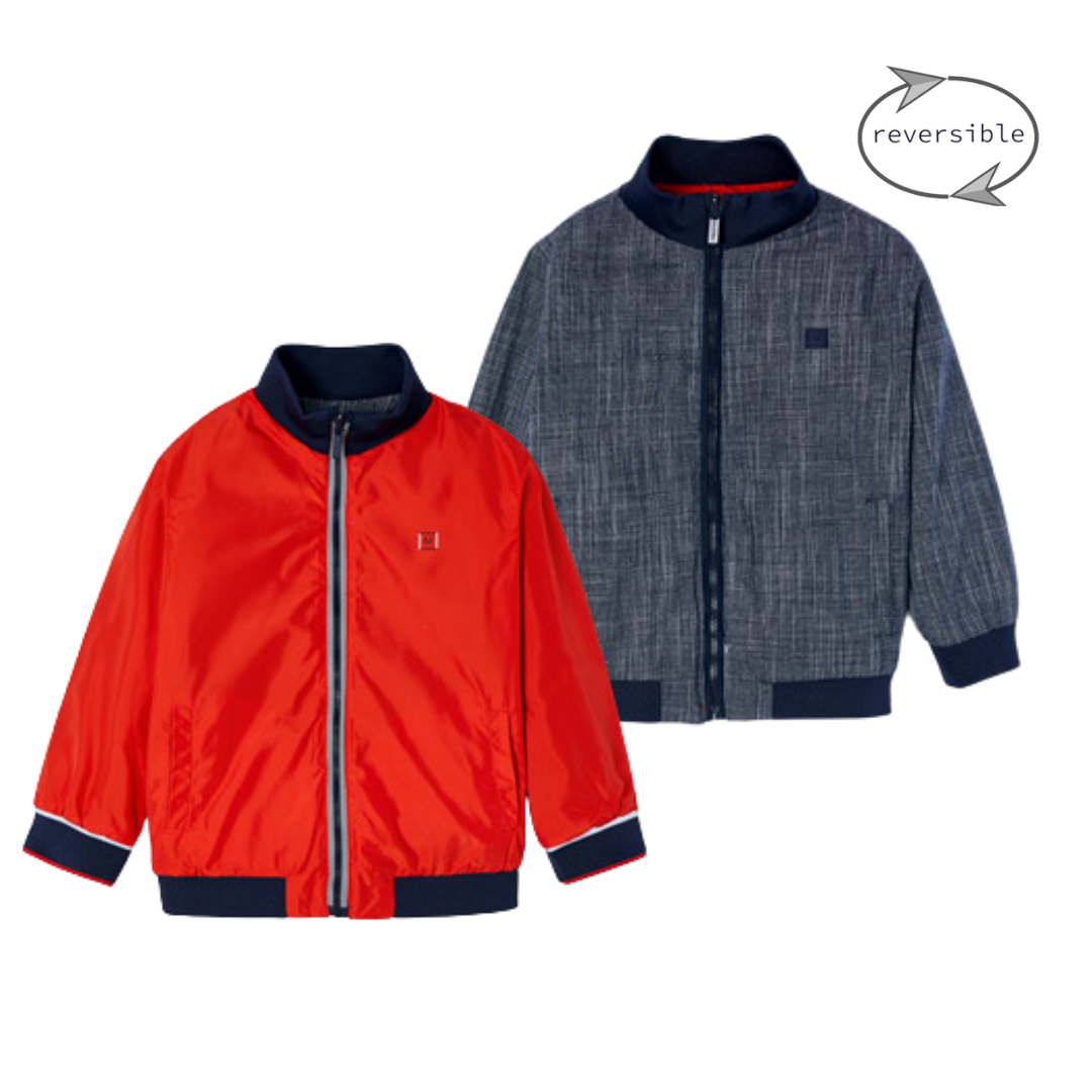 Mayoral Jongens Zomerjas reversibel - Rood Mayoral Jongens Zomerjas reversibel - Rood