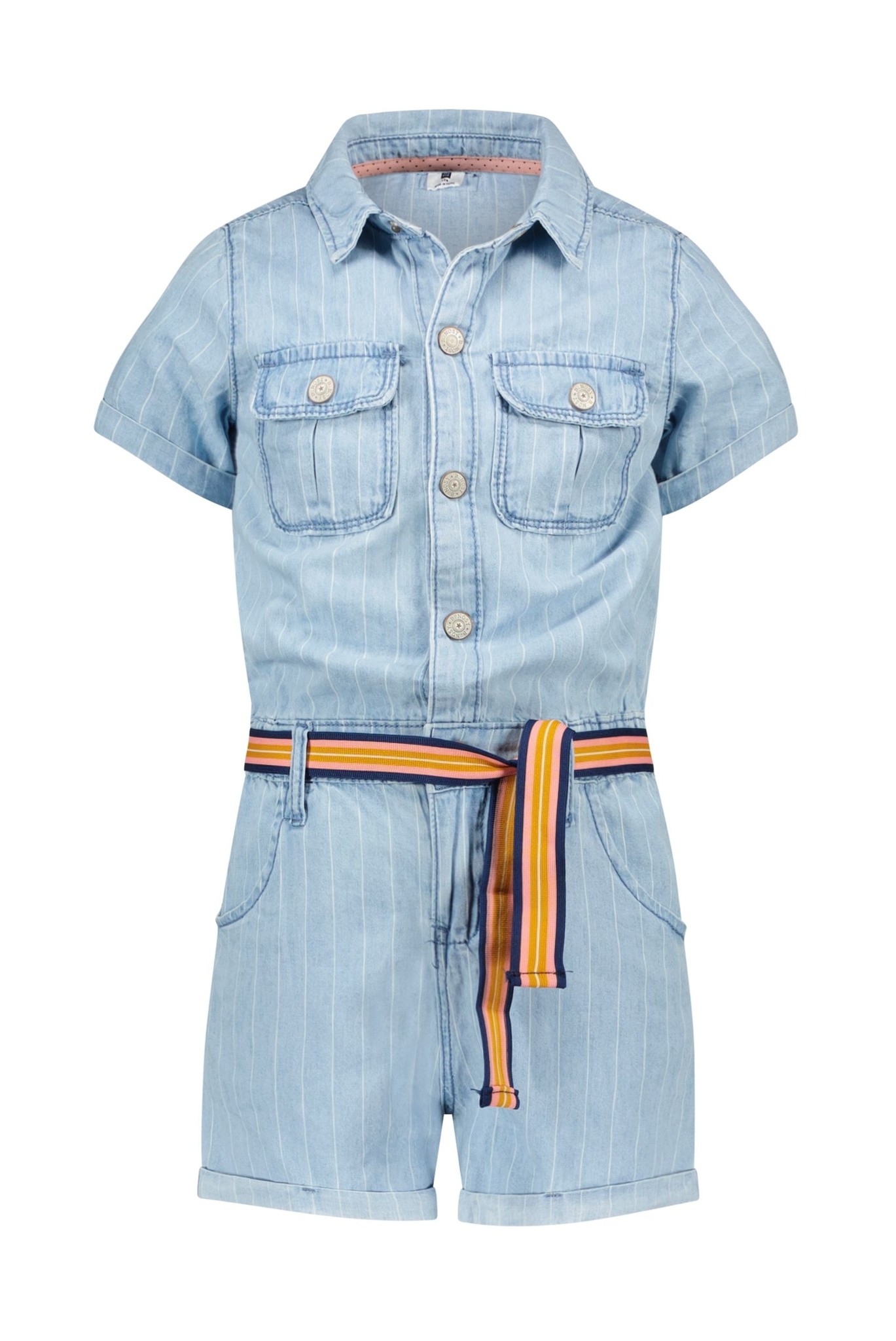 B.Nosy Meisjes jumpsuit - Maya blauw B.Nosy Meisjes jumpsuit - Maya blauw