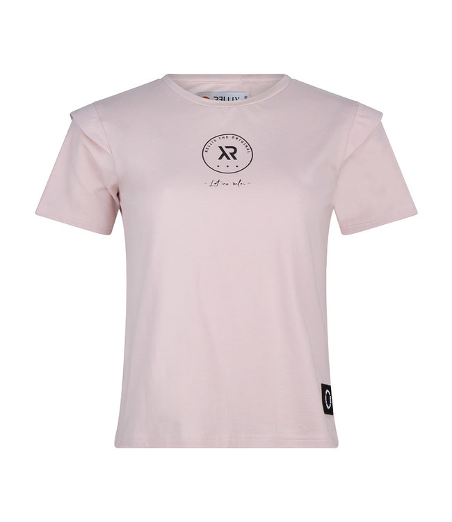 Rellix Meisjes t-shirt let us rule - Pale Roze