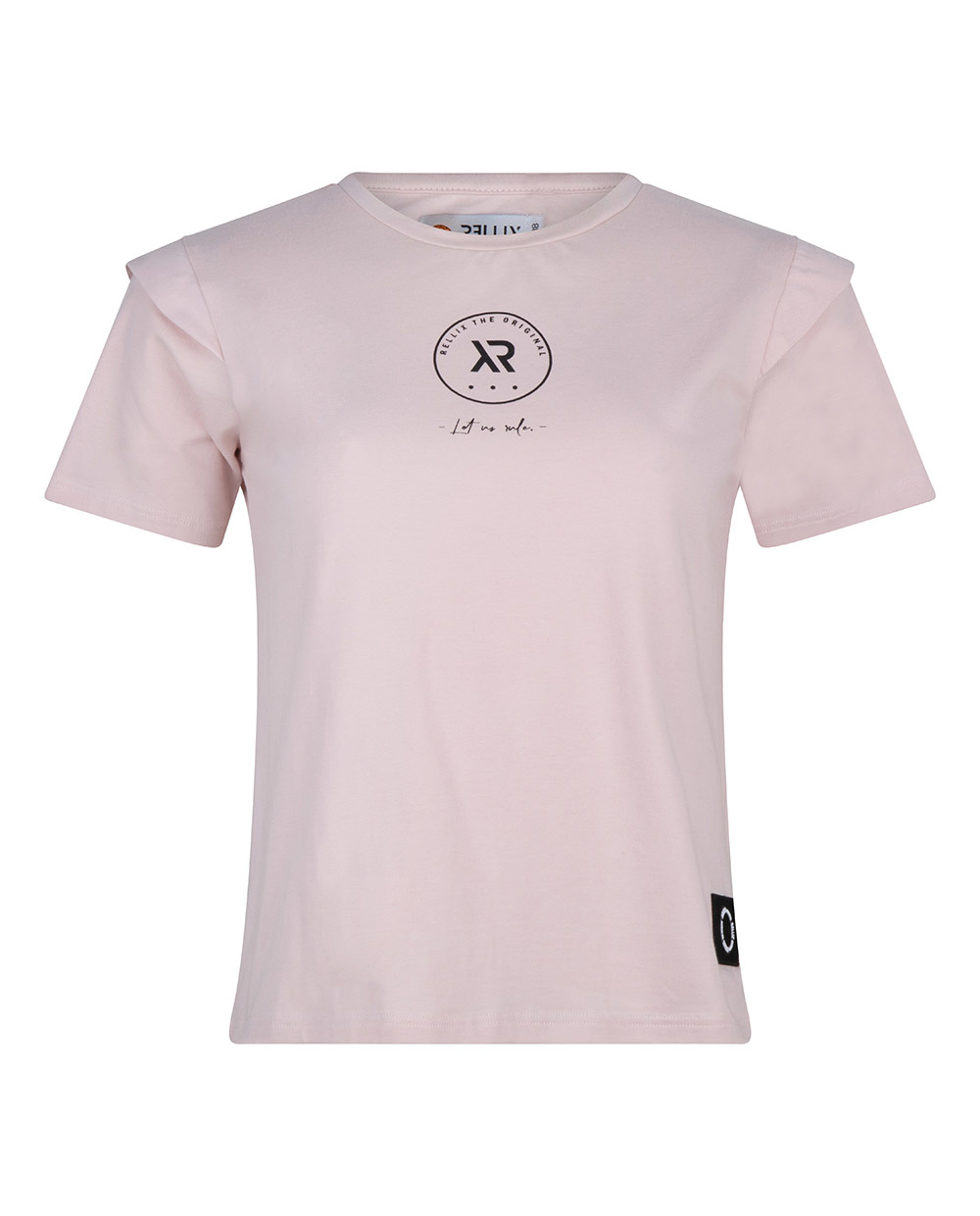 Rellix Meisjes t-shirt let us rule - Pale Roze