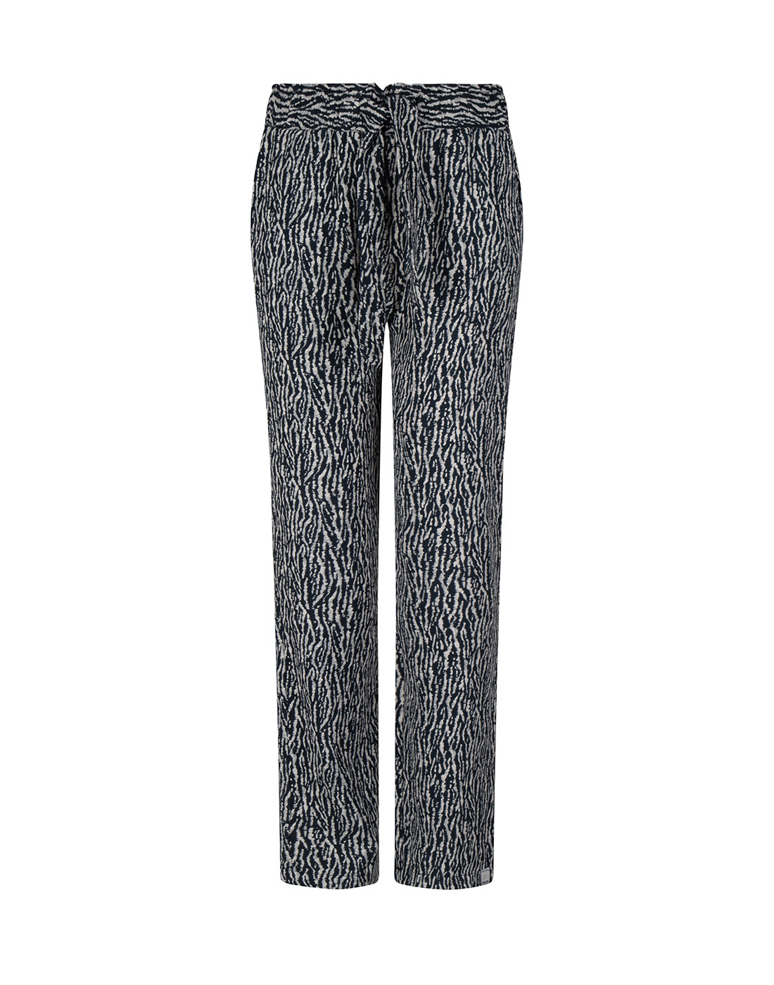 Indian Blue Jeans Meisjes broek zebra - loose fit - Zwart