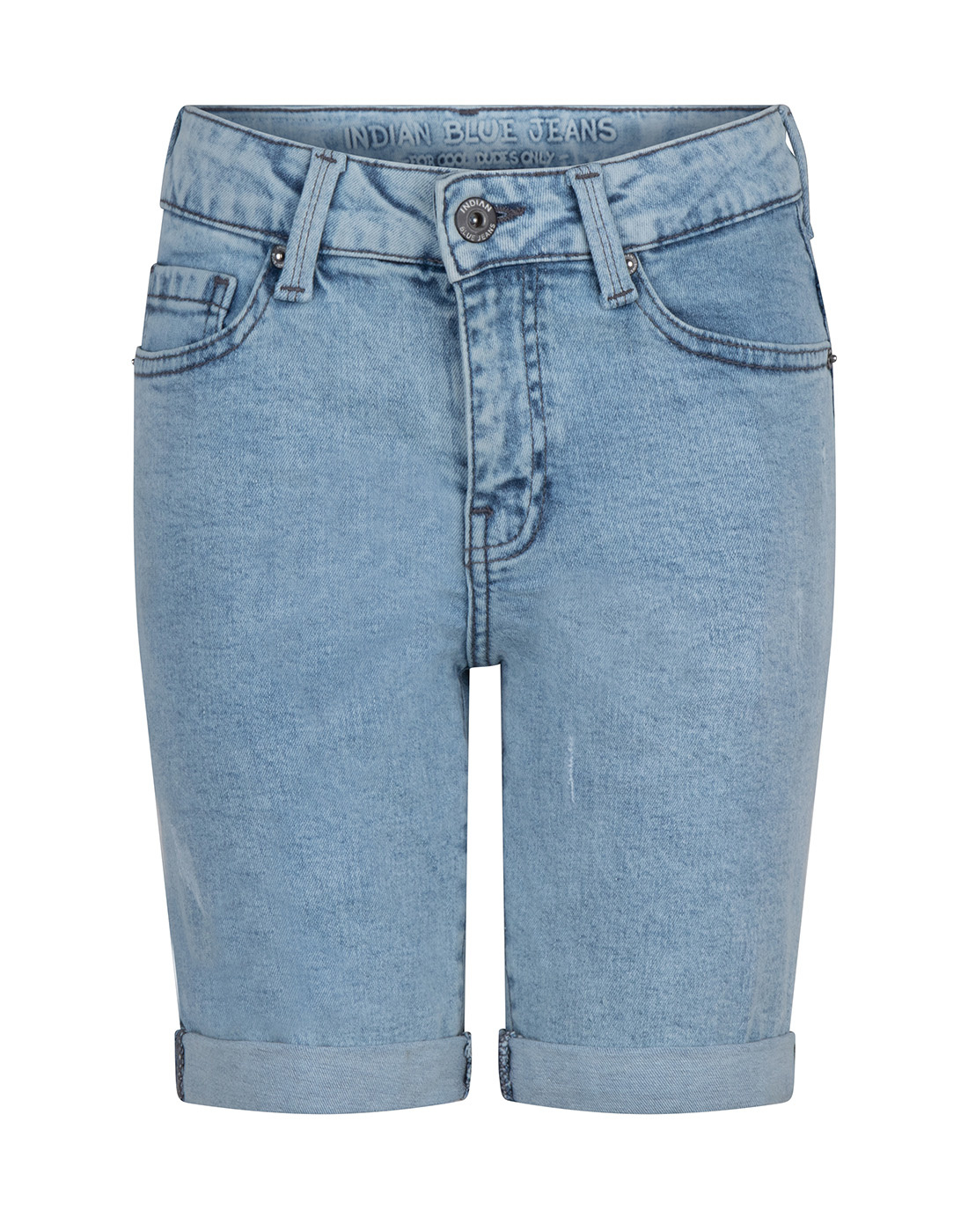 Indian Blue Jeans Jongens jeans short andy - Light Denim Indian Blue Jeans Jongens jeans short andy - Light Denim