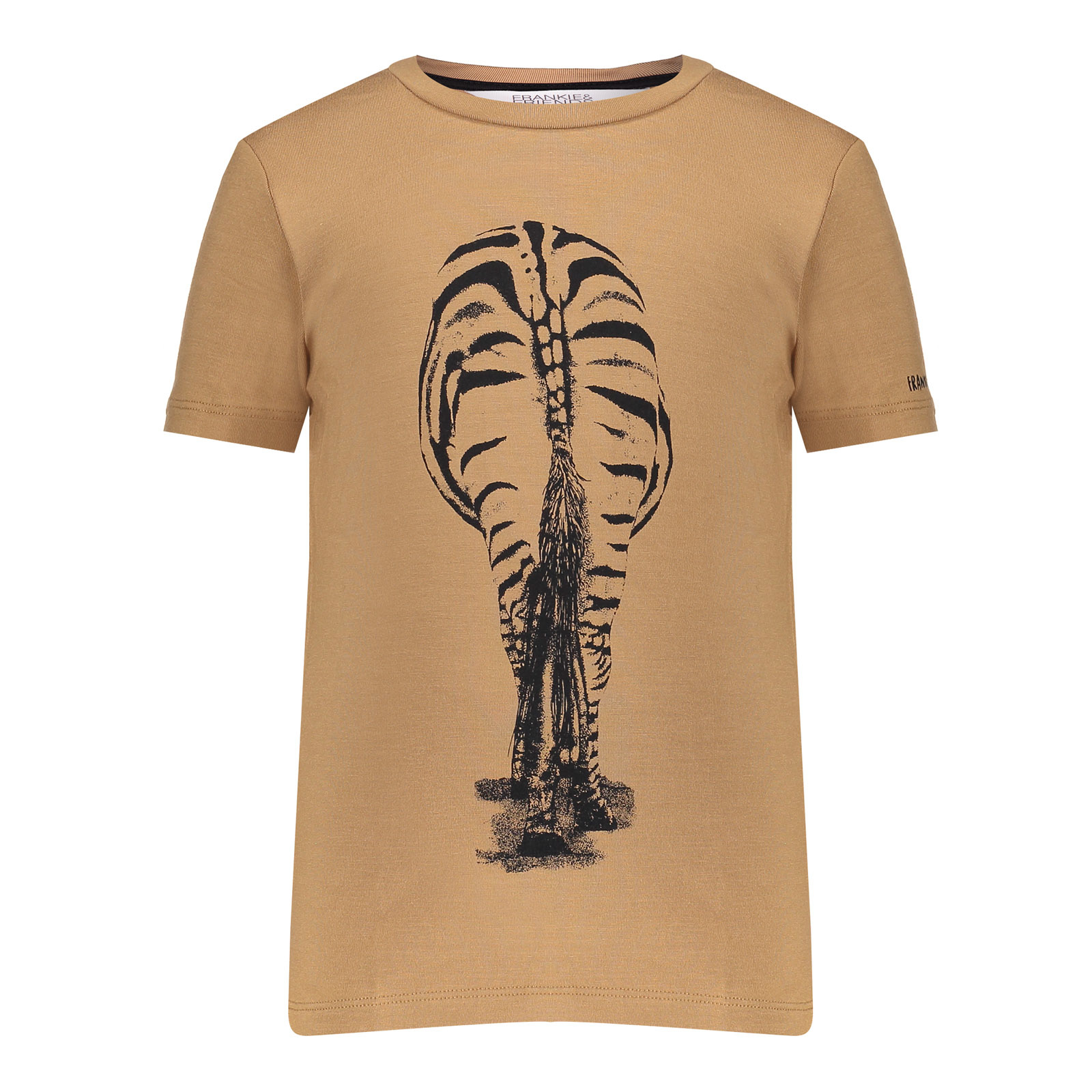 Frankie & Friends Meisjes shirt - Baboon - Cool bruin Frankie & Friends Meisjes shirt - Baboon - Cool bruin