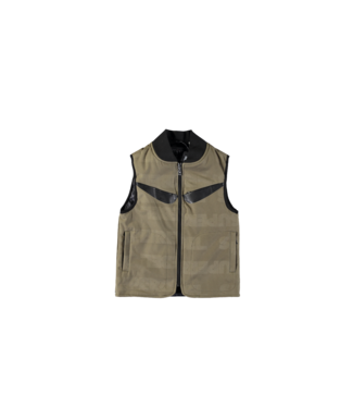 SUPERREBEL Jongens bodywarmer softshell Reef - Army groen