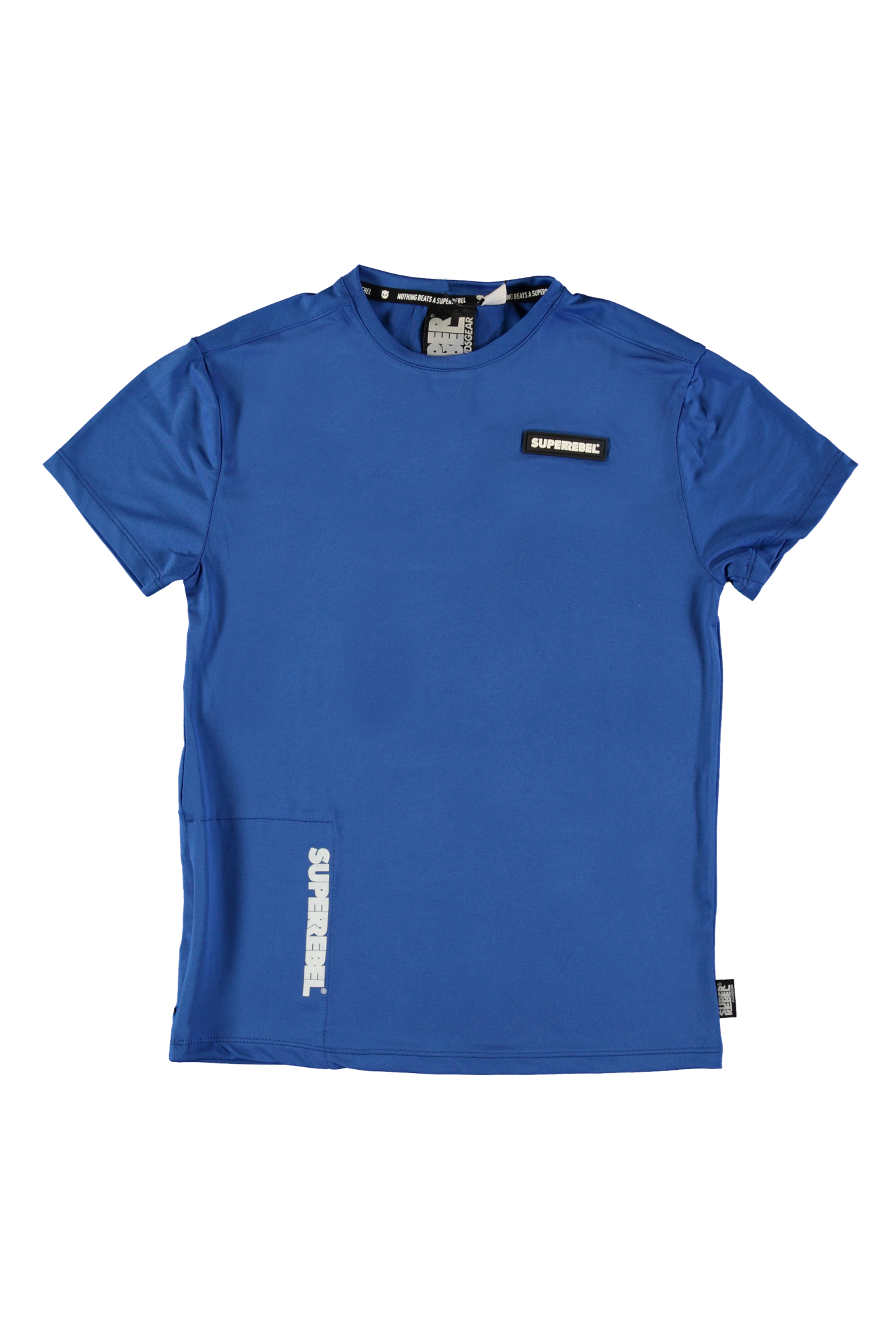 SUPERREBEL Jongens t-shirt Surfer - Helder blauw SUPERREBEL Jongens t-shirt Surfer - Helder blauw