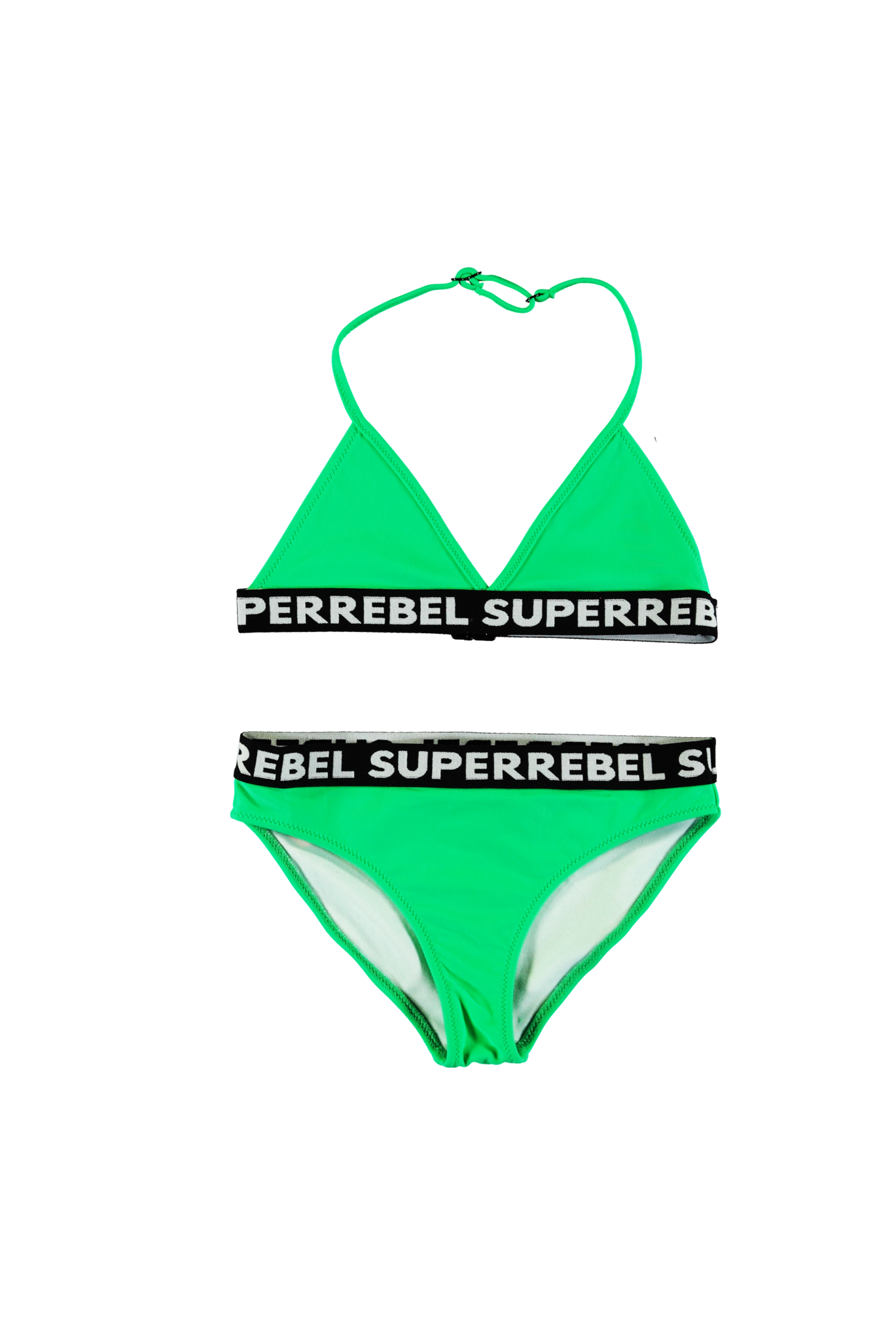 SUPERREBEL Meisjes bikini triangel Isla - Fluo mint