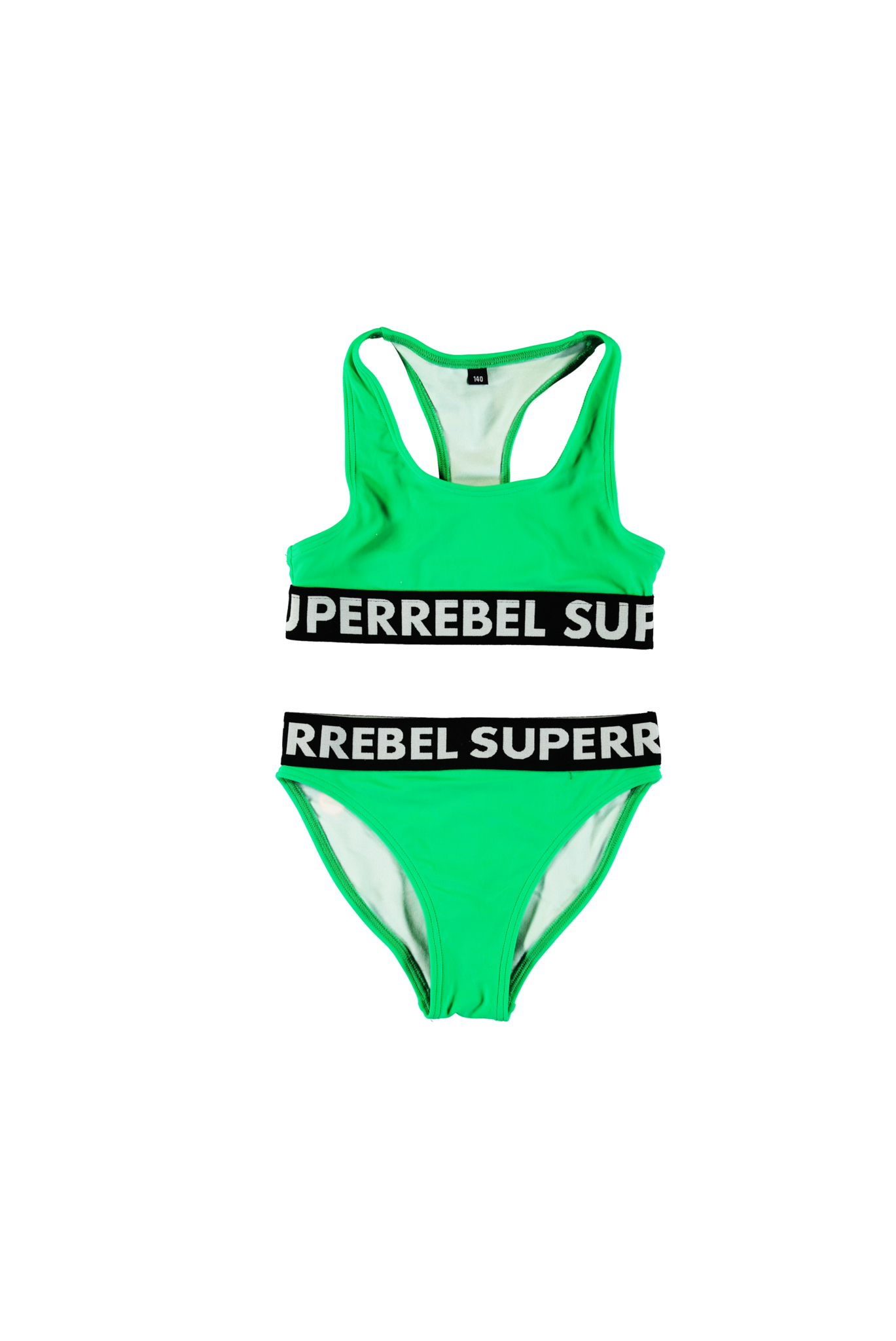 SUPERREBEL Meisjes bikini sportief Carmel - Fluo mint SUPERREBEL Meisjes bikini sportief Carmel - Fluo mint
