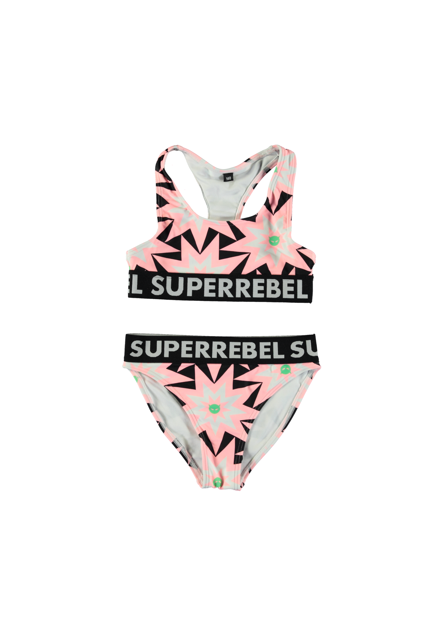 SUPERREBEL Meisjes bikini sportief Carmel - Star AOP SUPERREBEL Meisjes bikini sportief Carmel - Star AOP