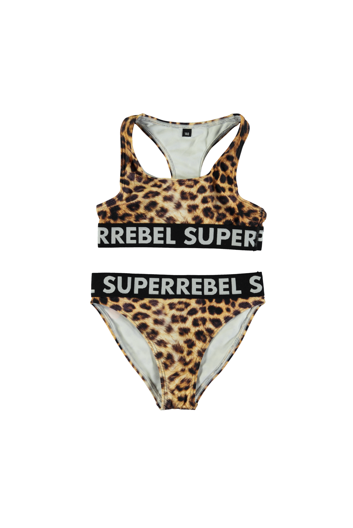 SUPERREBEL Meisjes bikini sportief Carmel - Leopard AOP SUPERREBEL Meisjes bikini sportief Carmel - Leopard AOP