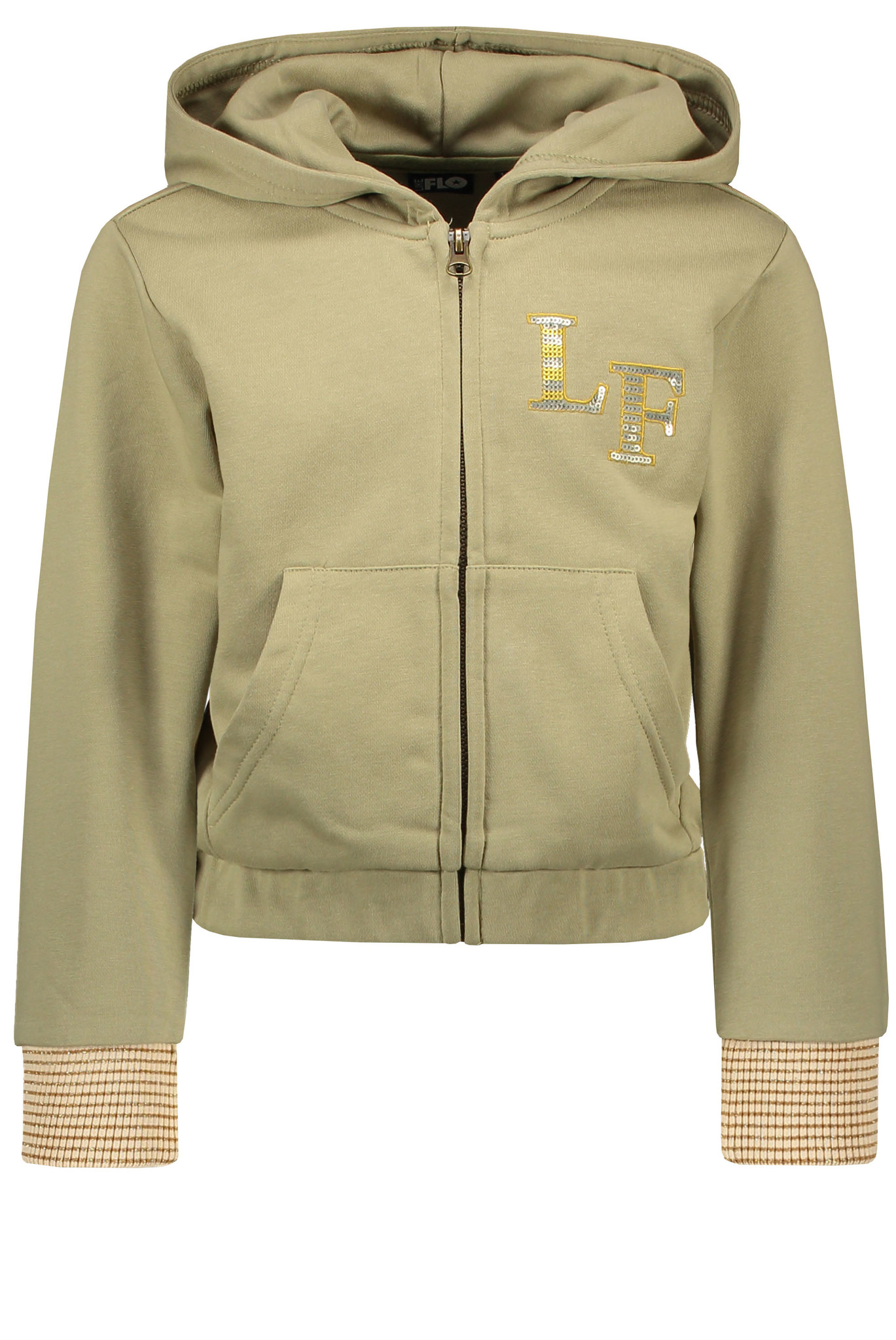 Like Flo Meisjes sweat vest - Soft army groen Like Flo Meisjes sweat vest - Soft army groen