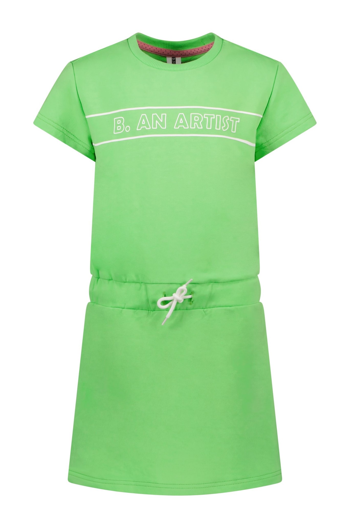 B.Nosy Meisjes jurk sportief - Neon groen