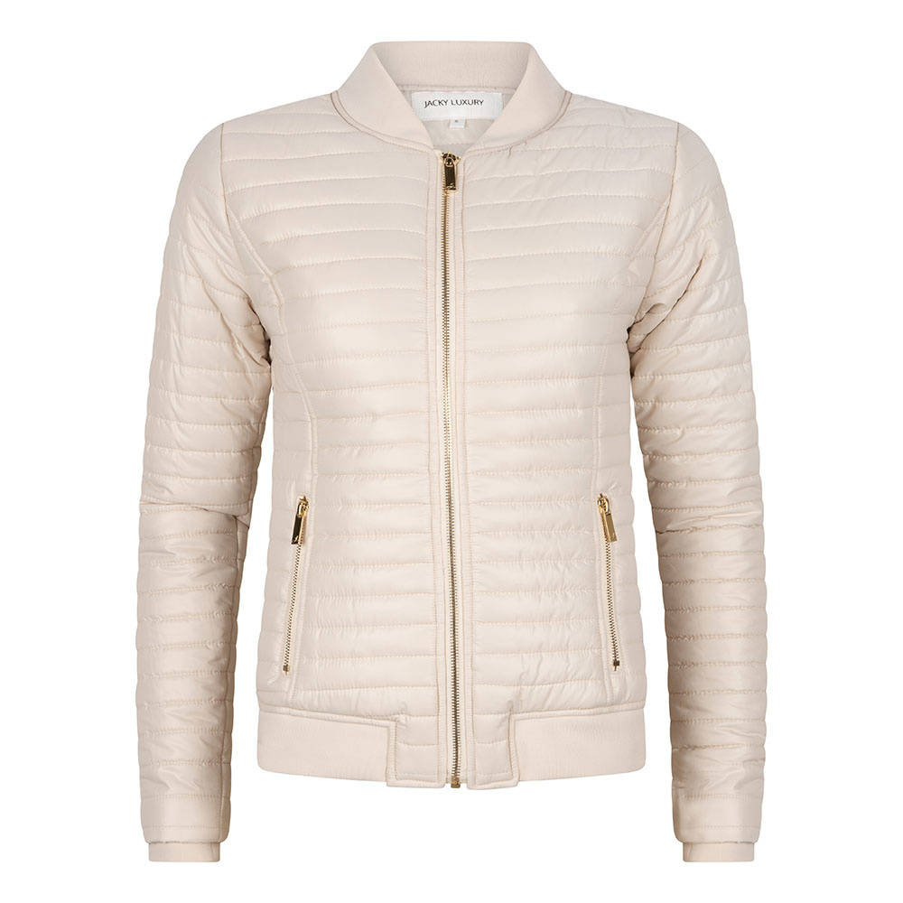 Jacky Luxury Meisjes bomberjack - Off white Jacky Luxury Meisjes bomberjack - Off white
