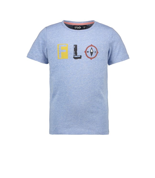 Like Flo Jongens t-shirt - Blauw melee