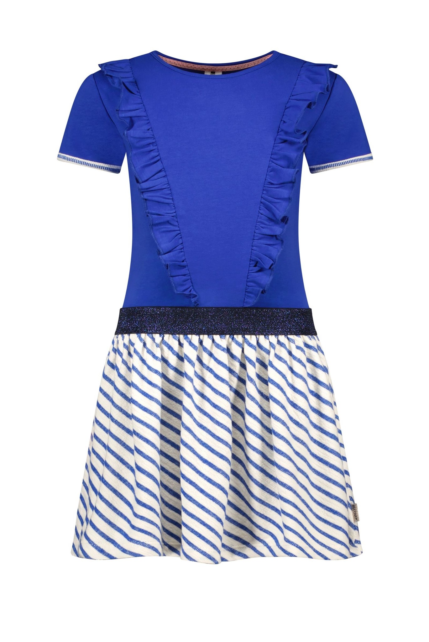 B.Nosy Meisjes jurk terry - Kobalt blauw B.Nosy Meisjes jurk terry - Kobalt blauw