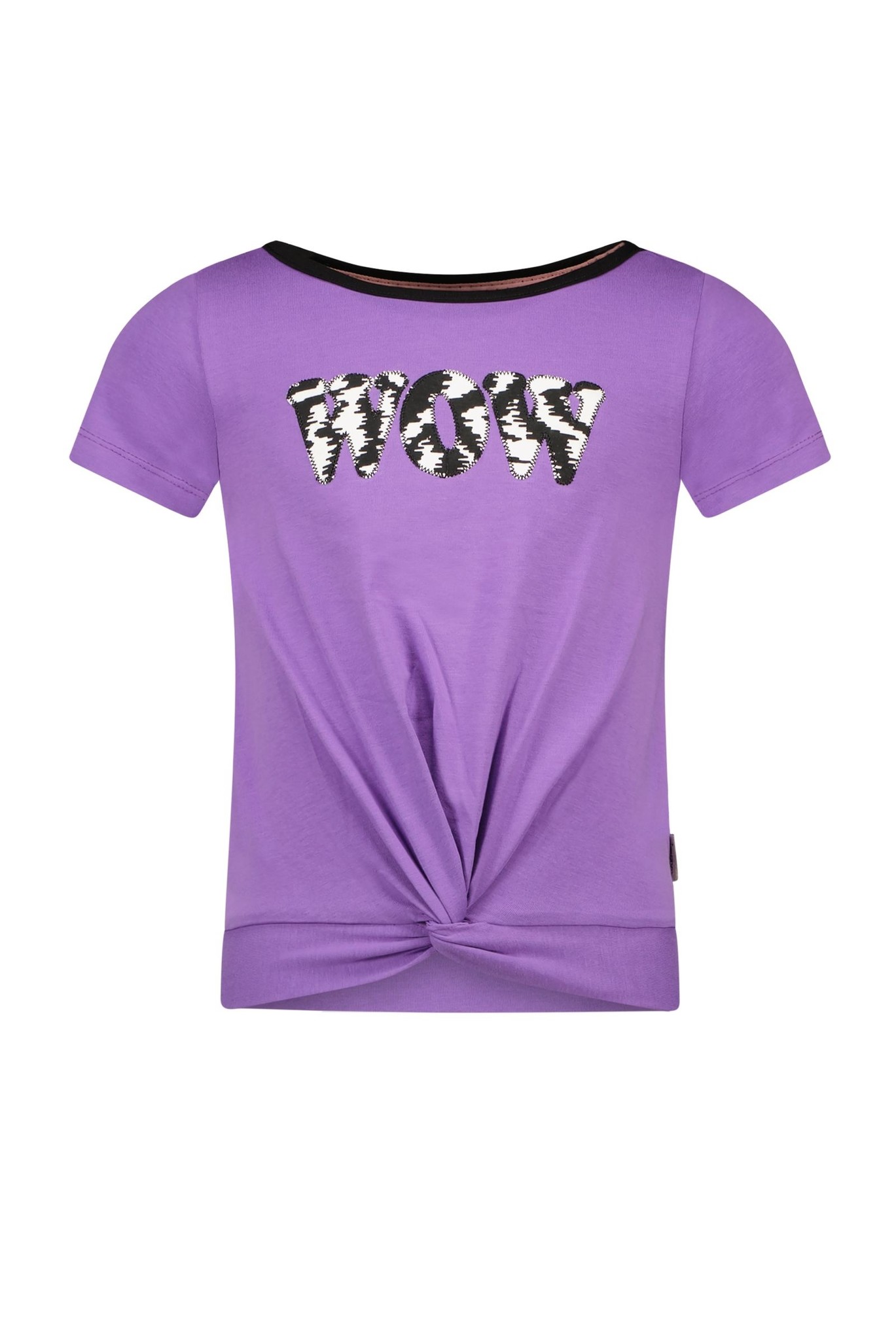 B.Nosy Meisjes t-shirt fancy artwork - Grape paars B.Nosy Meisjes t-shirt fancy artwork - Grape paars