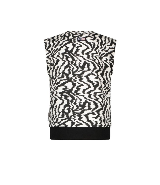 B.Nosy Meisjes top AOP - Zebra Banana