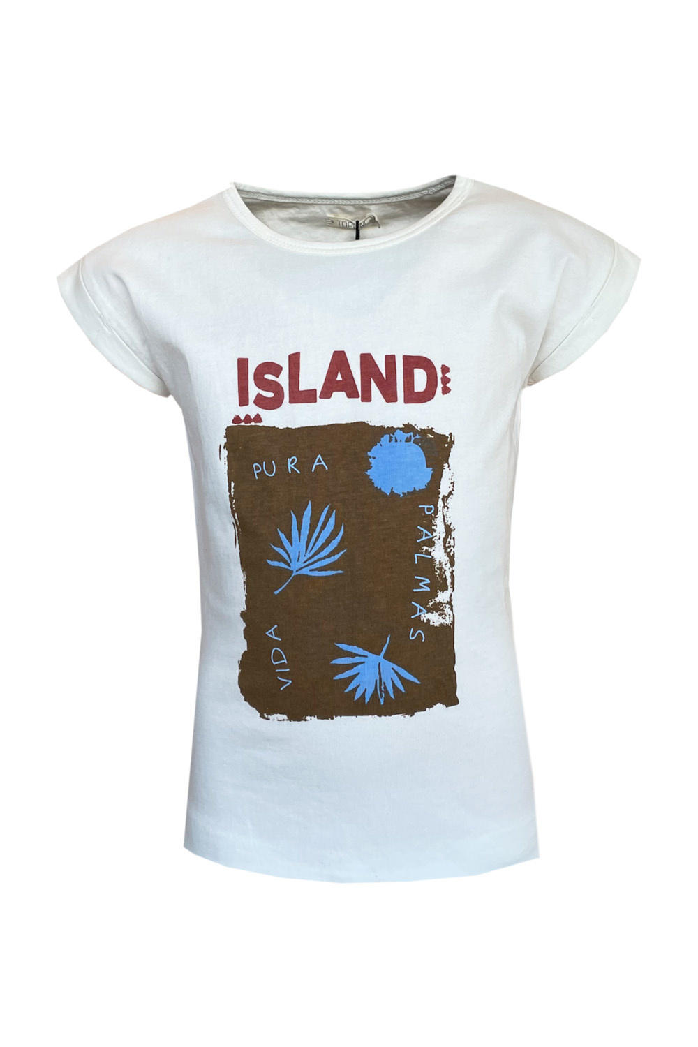 Miss-T Meisjes t-shirt Marianne - Off white Miss-T Meisjes t-shirt Marianne - Off white