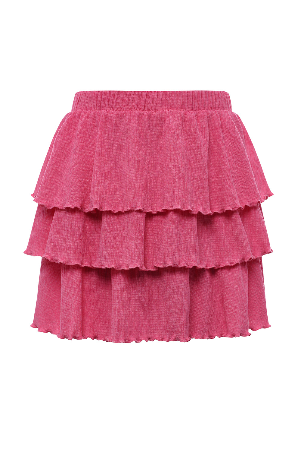 LOOXS Little Meisjes rok crinkle - Neon roze LOOXS Little Meisjes rok crinkle - Neon roze
