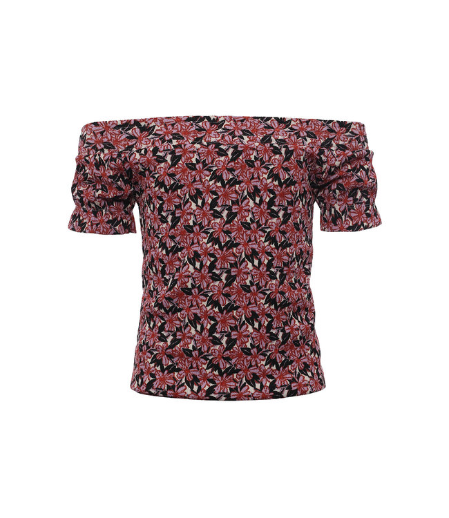 LOOXS 10sixteen Meisjes top crinkle - Hawaii bloemen
