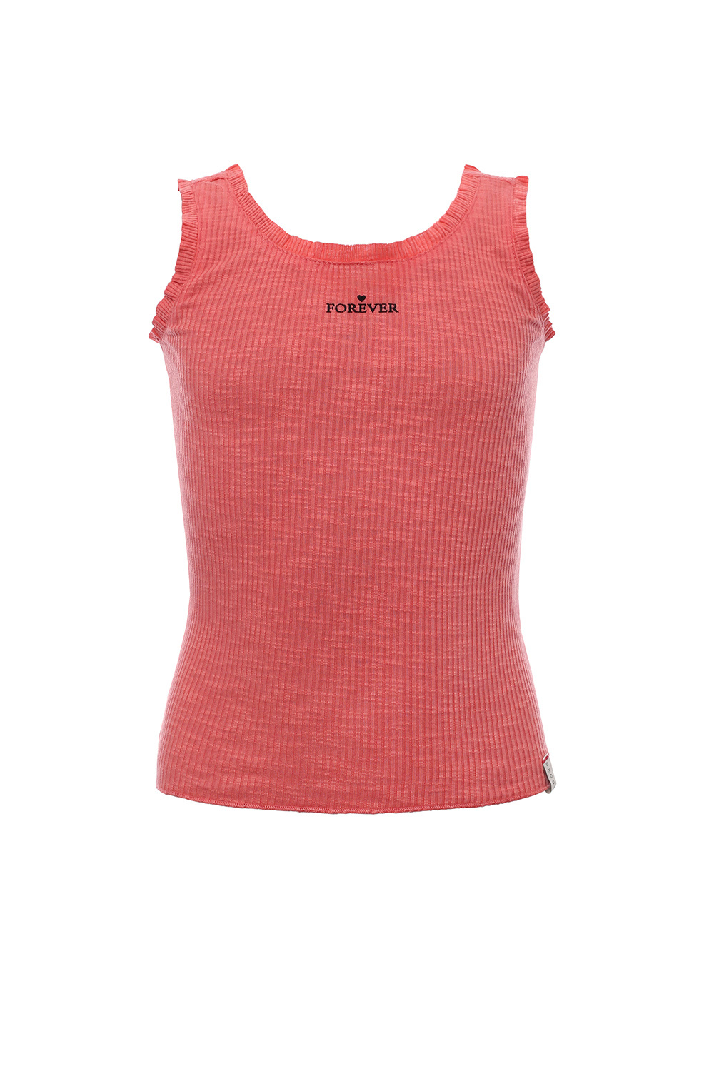 LOOXS 10sixteen Meisjes t-shirt rib - Papaya LOOXS 10sixteen Meisjes t-shirt rib - Papaya