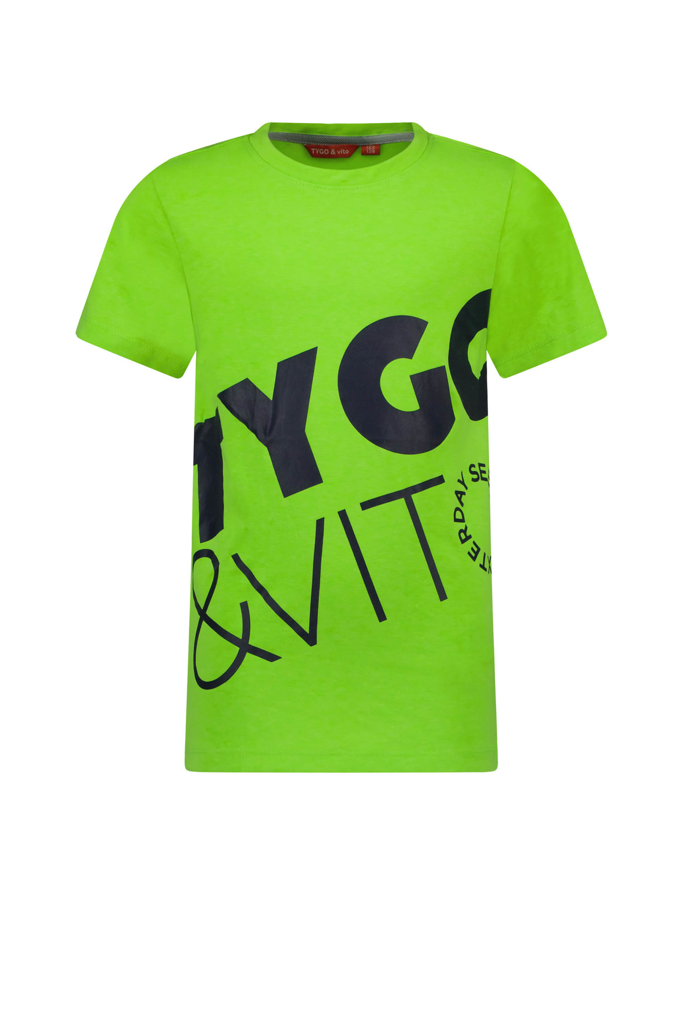 Tygo & Vito Jongens t-shirt - Groen Gecko Tygo & Vito Jongens t-shirt - Groen Gecko