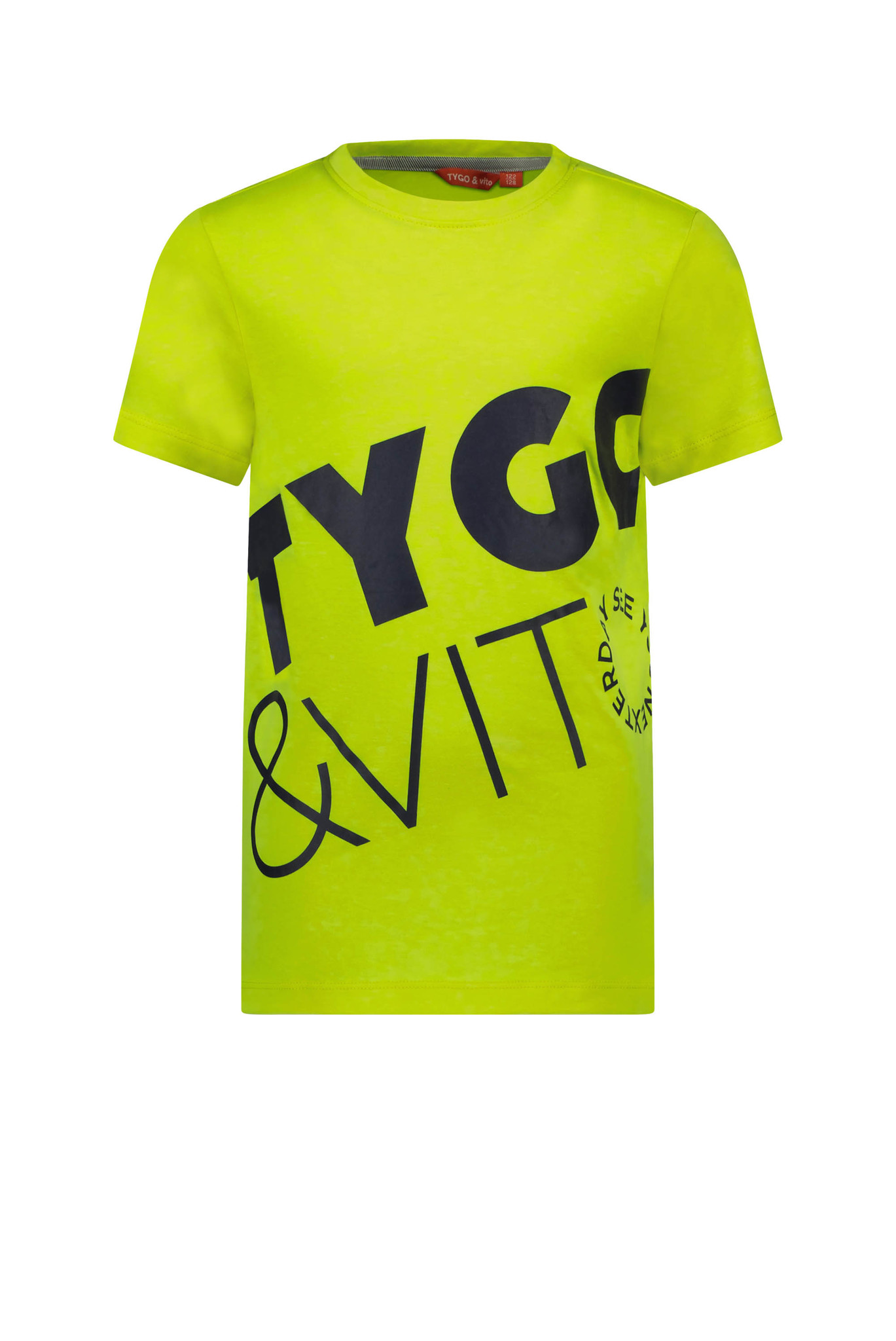 Tygo & Vito Jongens t-shirt - Safety Yellow Tygo & Vito Jongens t-shirt - Safety Yellow