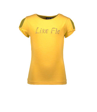 Like Flo Meisjes t-shirt open schouder - Sunny