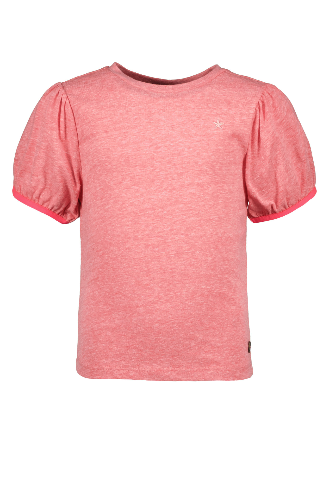 Like Flo Meisjes t-shirt puffy - Strawberry Like Flo Meisjes t-shirt puffy - Strawberry