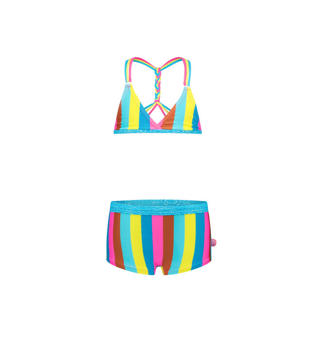 Just Beach Meisjes bikini triangel - Boho streep