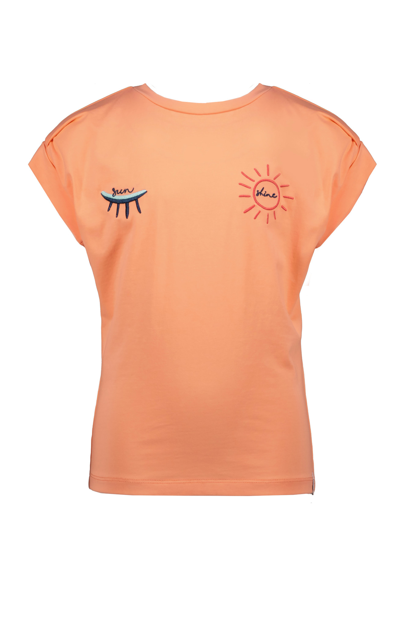 NoNo Meisjes - t-shirt Kyra - Papaya Punch