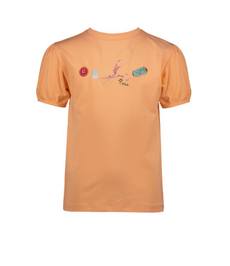 NoNo Meisjes - t-shirt Kella - Papaya Punch