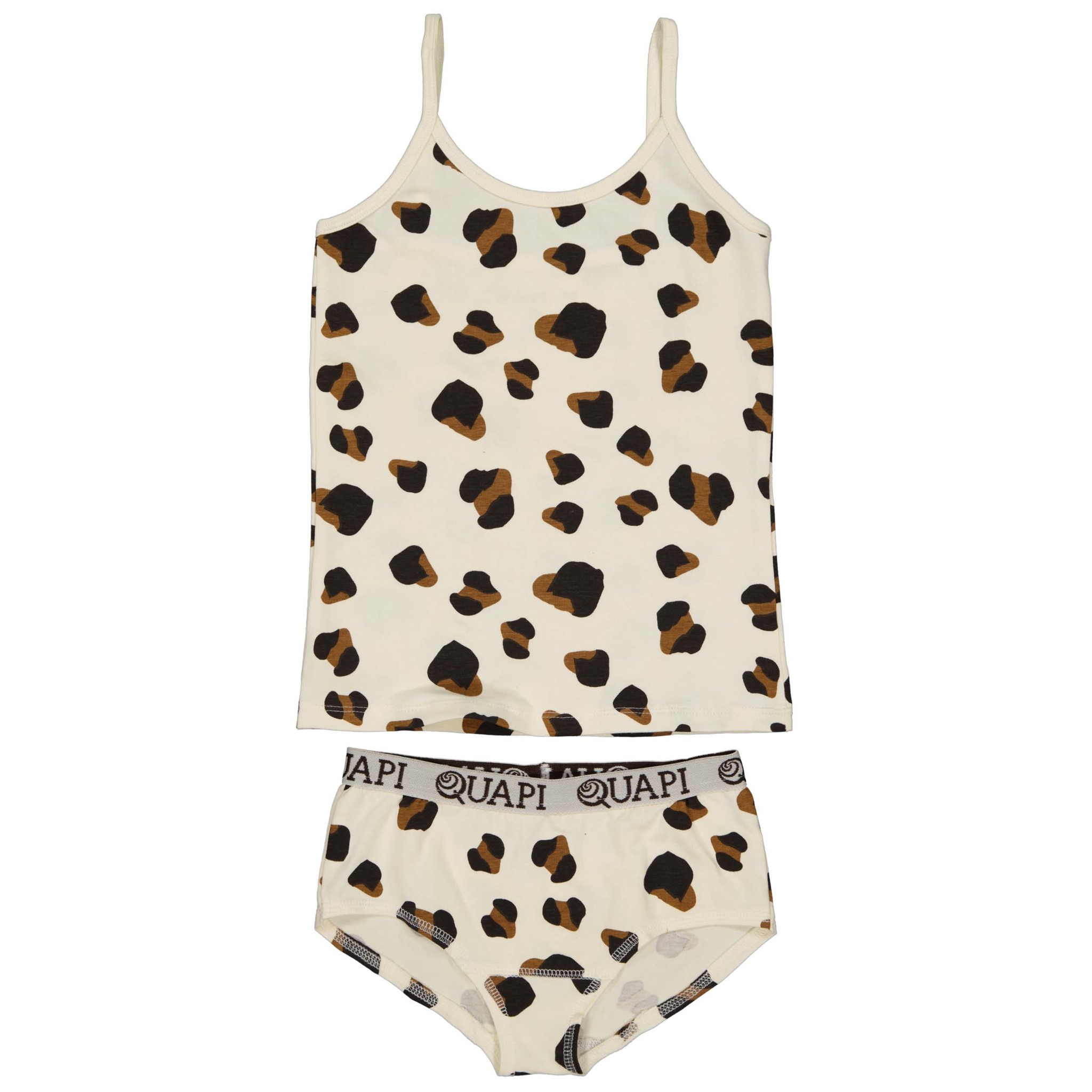 Quapi Meisjes ondergoed Pip - Off white luipaard Quapi Meisjes ondergoed Pip - Off white luipaard
