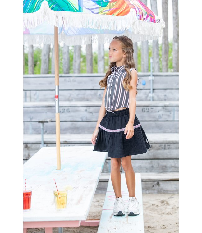 B.Nosy Meisjes blouse - Brilliant geruit