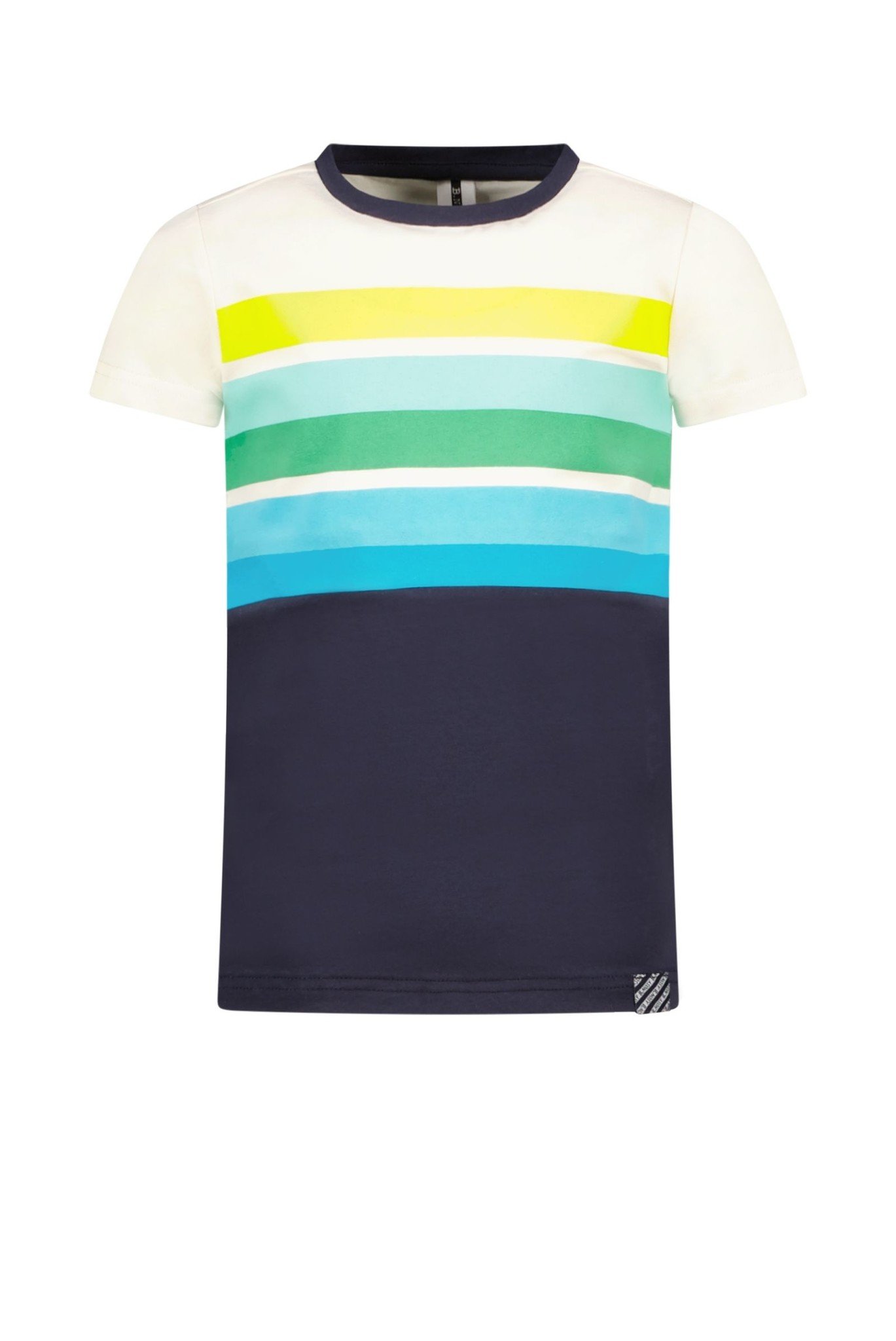 B.Nosy Jongens t-shirt gestreept - Night blauw B.Nosy Jongens t-shirt gestreept - Night blauw