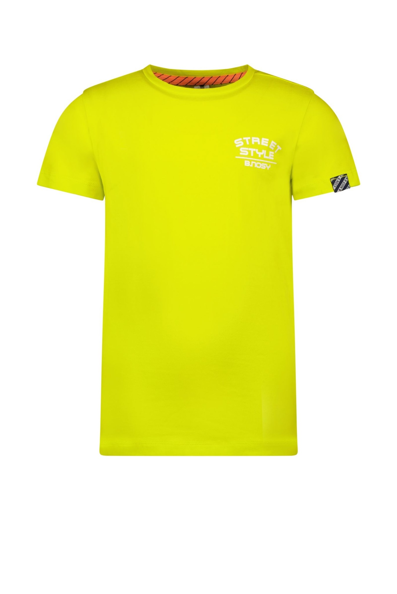 B.Nosy Jongens t-shirt kleine print - Lime B.Nosy Jongens t-shirt kleine print - Lime