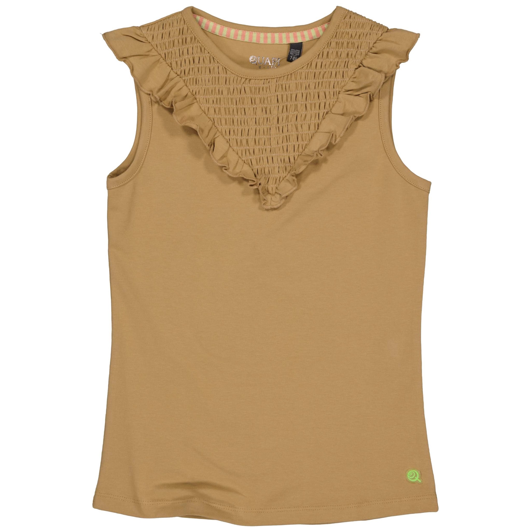 Quapi Meisjes t-shirt - Margit - Zand Quapi Meisjes t-shirt - Margit - Zand
