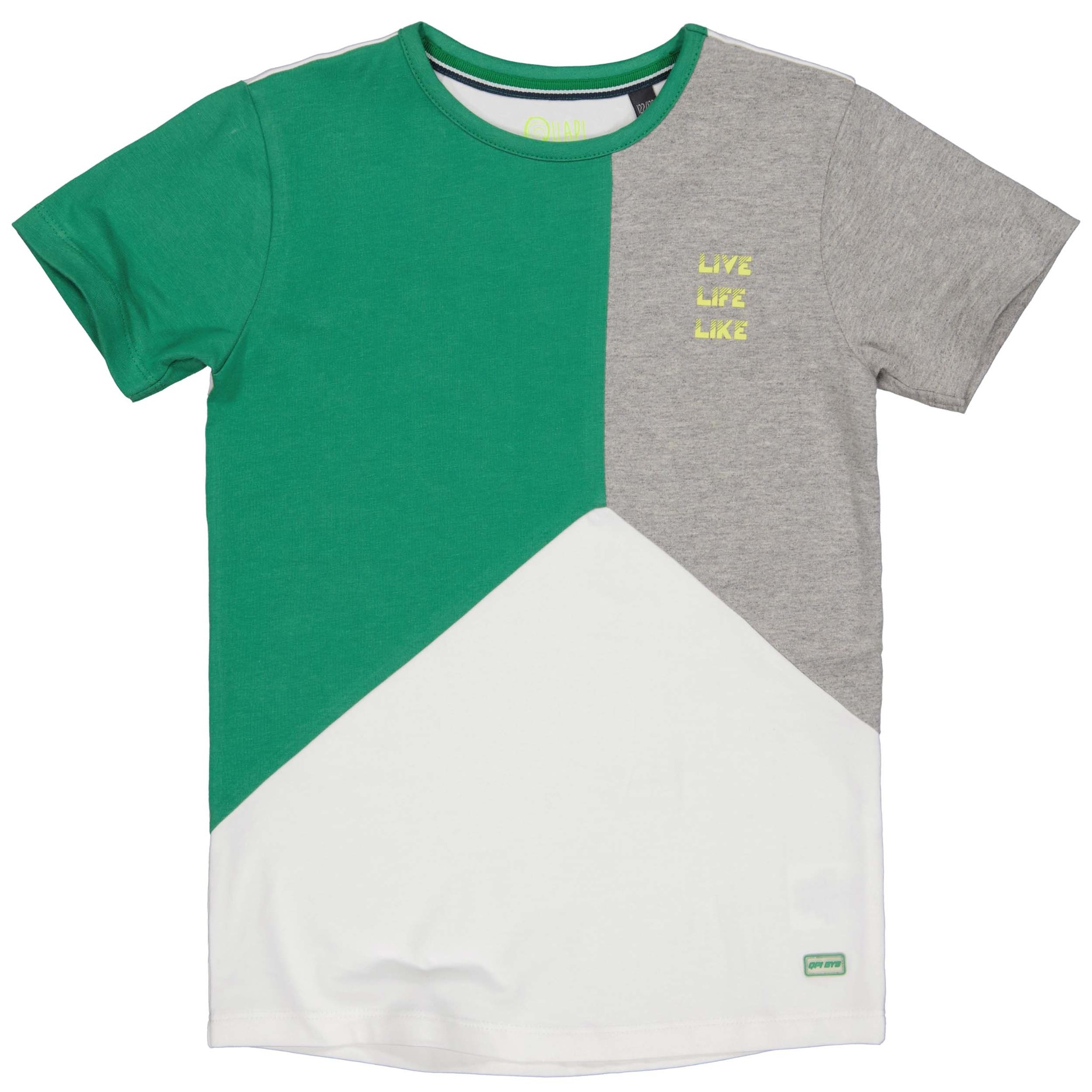 Quapi Jongens t-shirt - Mauro - Groen leaf Quapi Jongens t-shirt - Mauro - Groen leaf