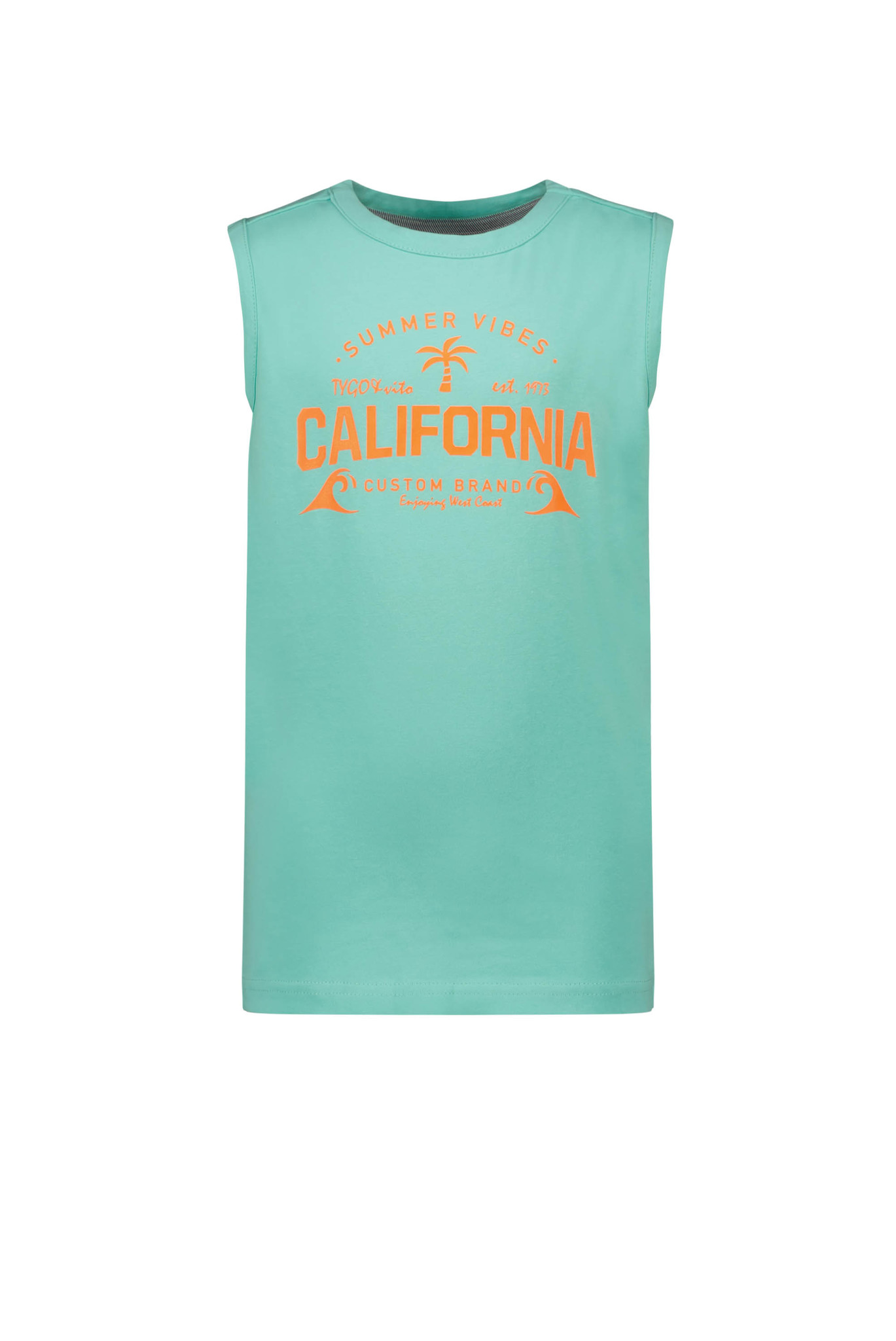 Tygo & Vito Jongens singlet - Ice Groen Tygo & Vito Jongens singlet - Ice Groen