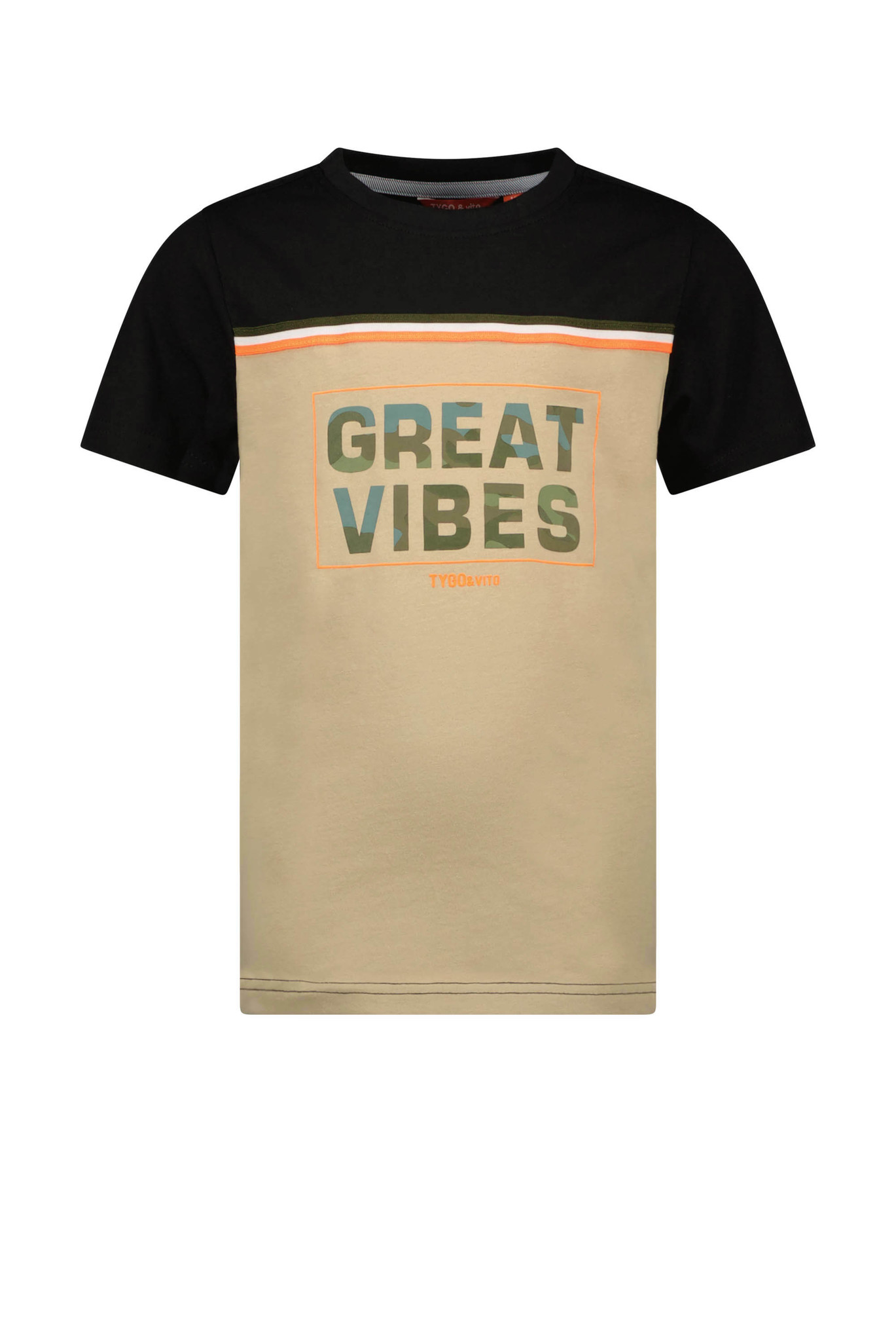 Tygo & Vito Jongens t-shirt - Sand Tygo & Vito Jongens t-shirt - Sand