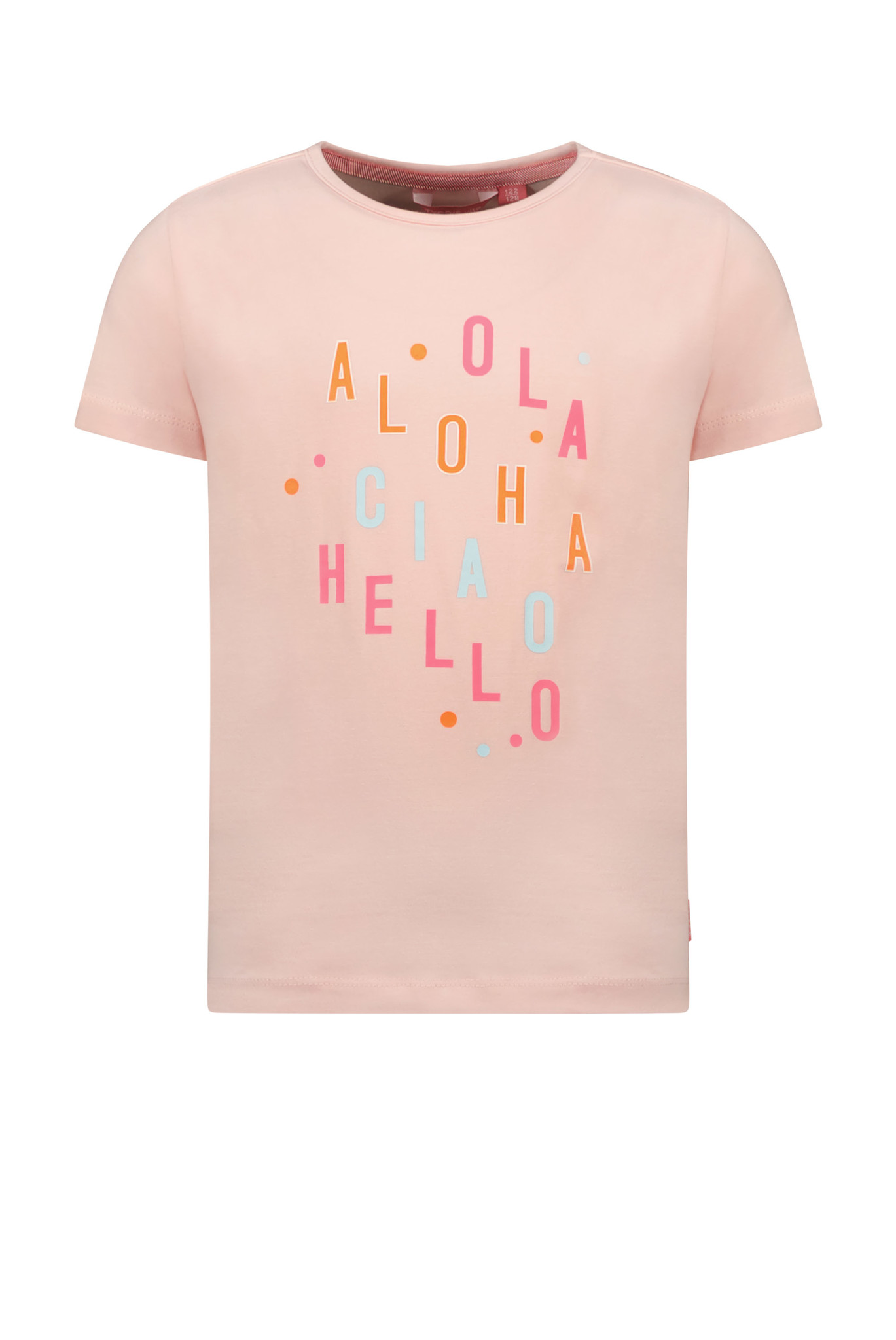 Tygo & Vito Meisjes t-shirt aloha - Licht roze Tygo & Vito Meisjes t-shirt aloha - Licht roze