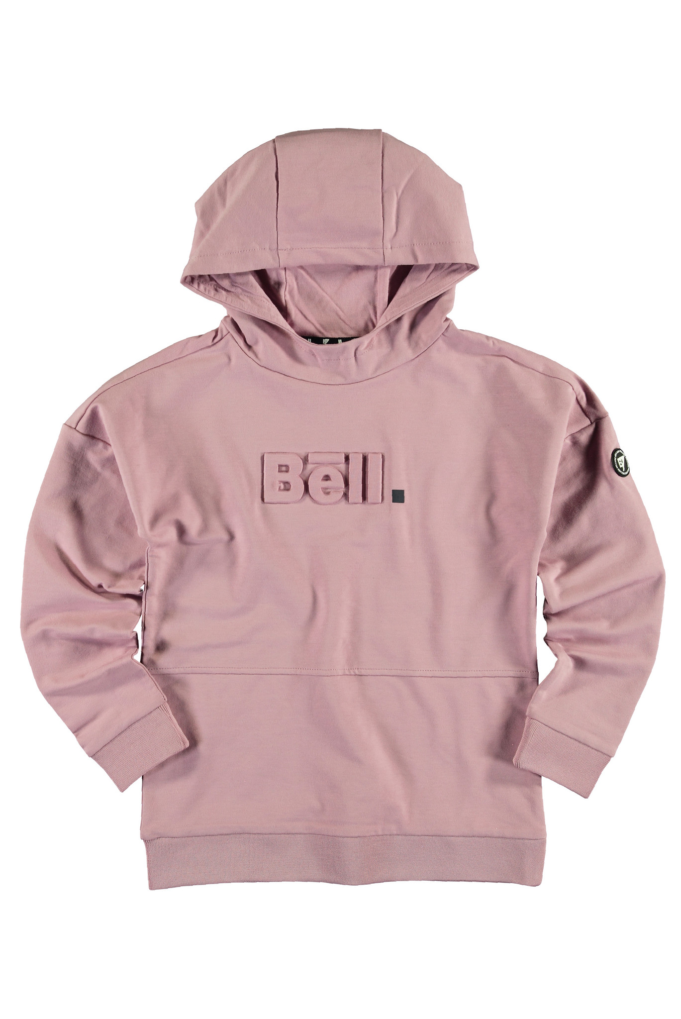 Bellaire jongens hoodie met 3D logo Mauve Shadows