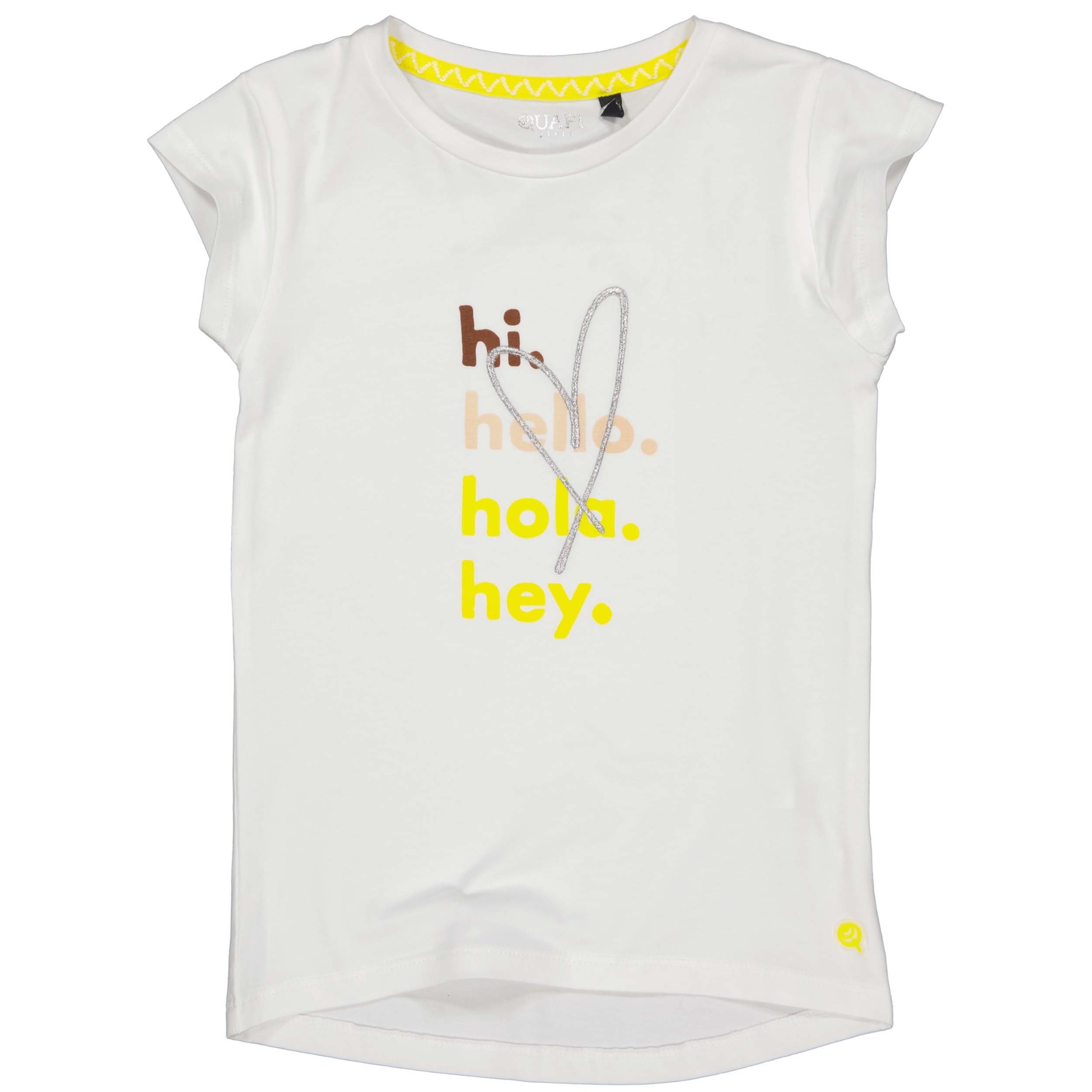 Quapi Meisjes t-shirt - Maude - Wit Quapi Meisjes t-shirt - Maude - Wit