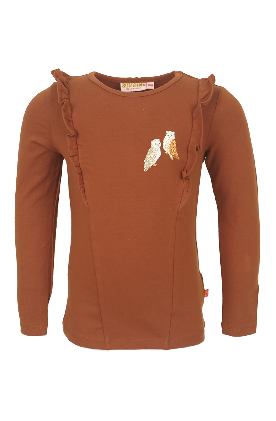 Someone Meisjes shirt - Jutta - Cognac Someone Meisjes shirt - Jutta - Cognac